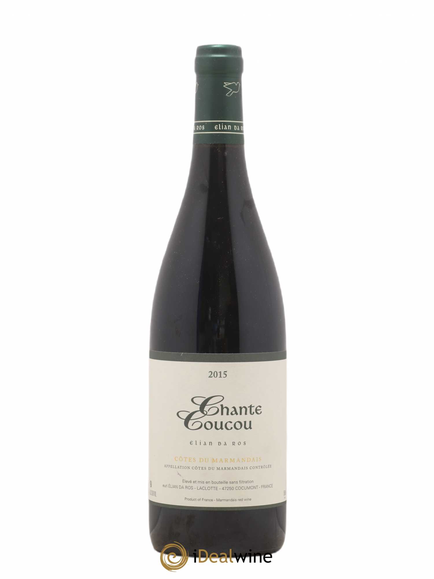 Côtes du Marmandais Chante Coucou Elian Da Ros (Domaine) 2015 - Lot de 1 bouteille - 0