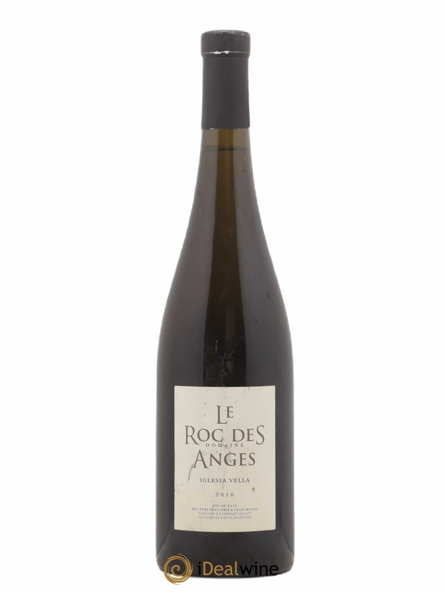 Côtes Catalanes Roc des Anges Iglesia Vella Marjorie et Stéphane Gallet 2010 - Lot de 1 bouteille - 0