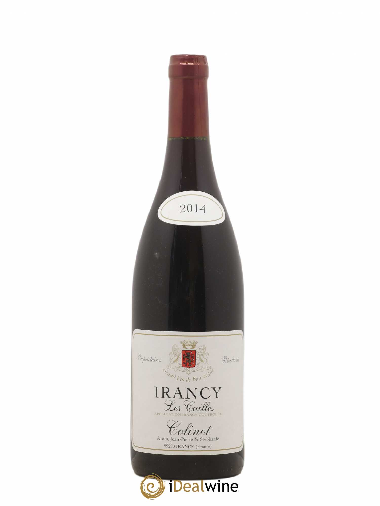 Irancy Les Cailles Colinot 2014 - Lot de 1 bouteille - 0