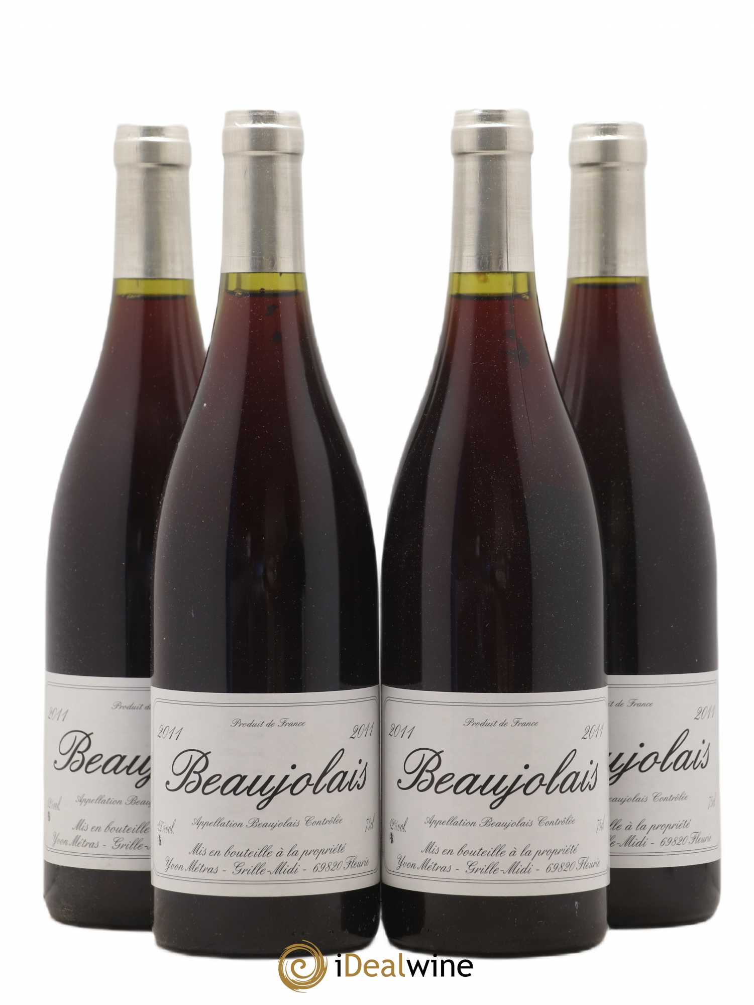 Beaujolais Yvon Métras 2011 - Lot de 4 bouteilles - 0