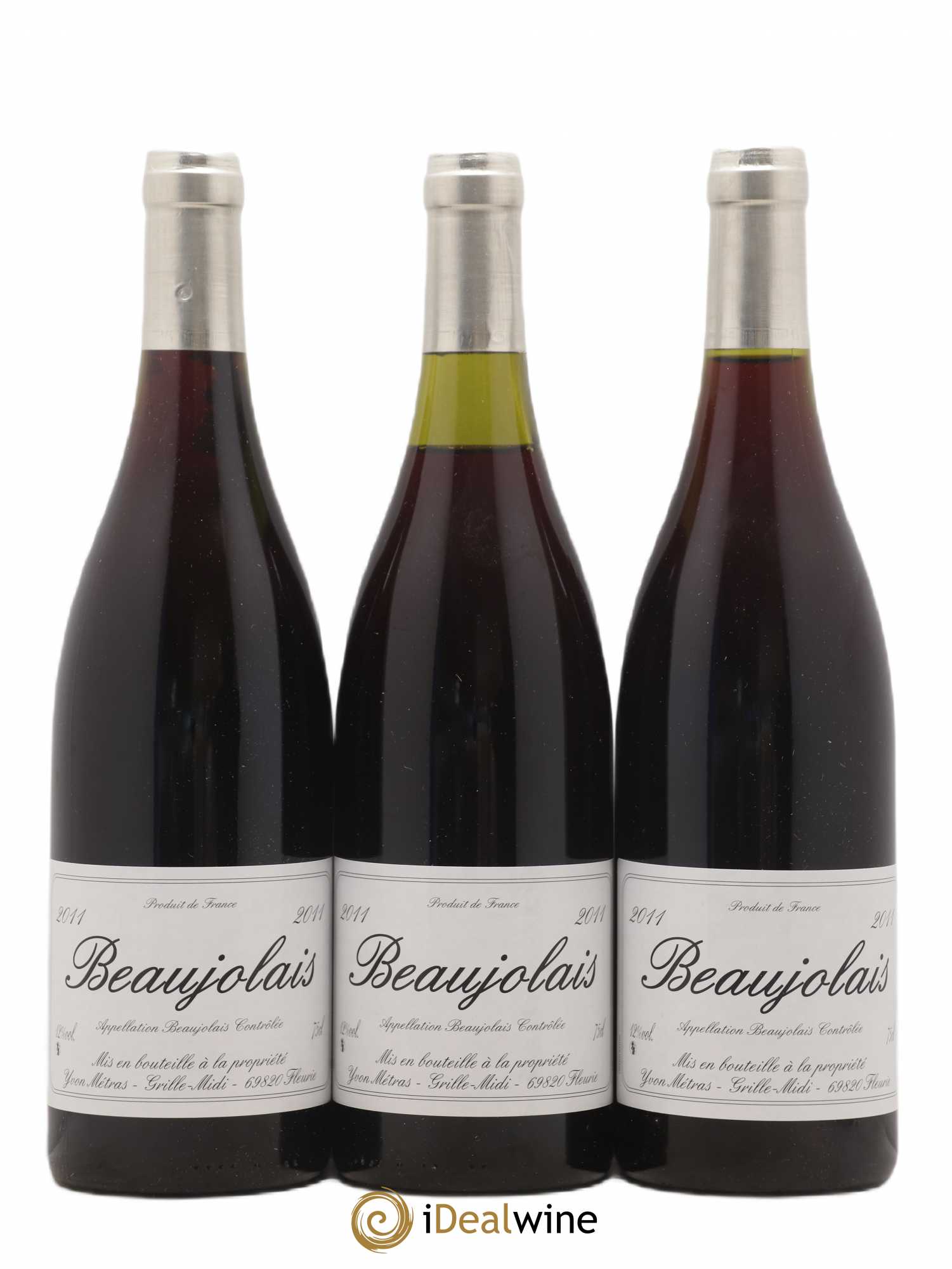 Beaujolais Yvon Métras 2011 - Lot de 3 bouteilles - 0