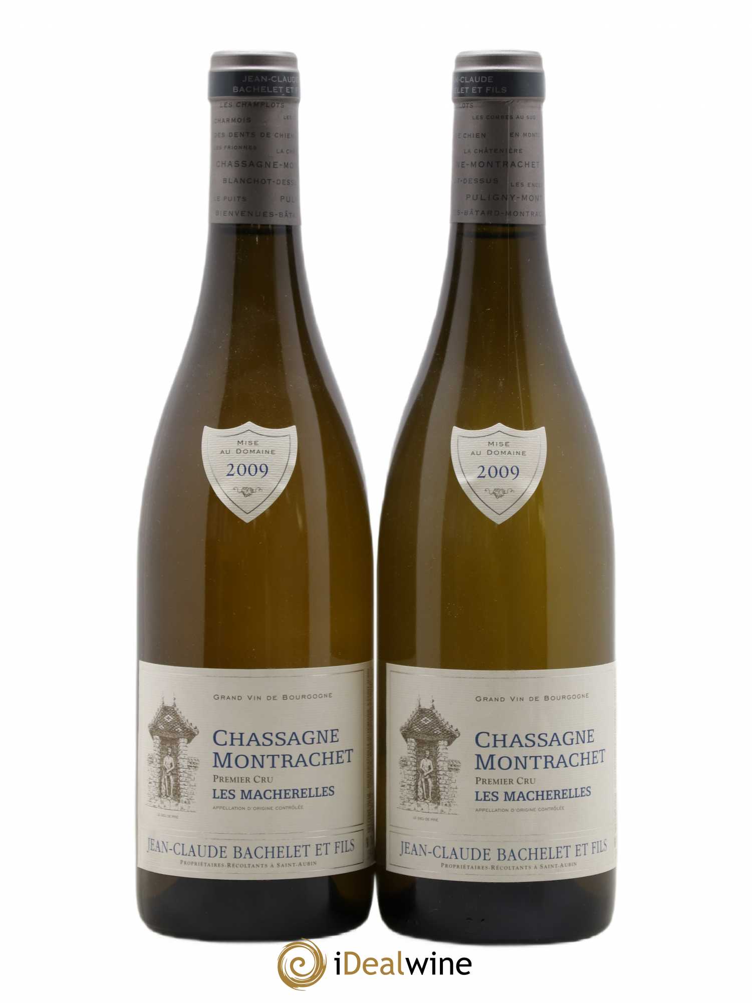 Chassagne-Montrachet 1er Cru Les Macherelles Jean-Claude Bachelet (Domaine) 2009 - Lot de 2 bouteilles - 0