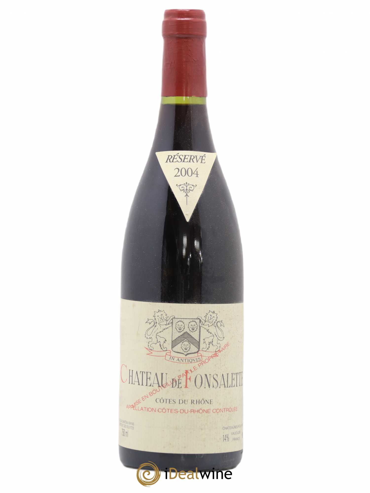Côtes-du-Rhône Château de Fonsalette Emmanuel Reynaud 2004 - Lot de 1 bouteille - 0