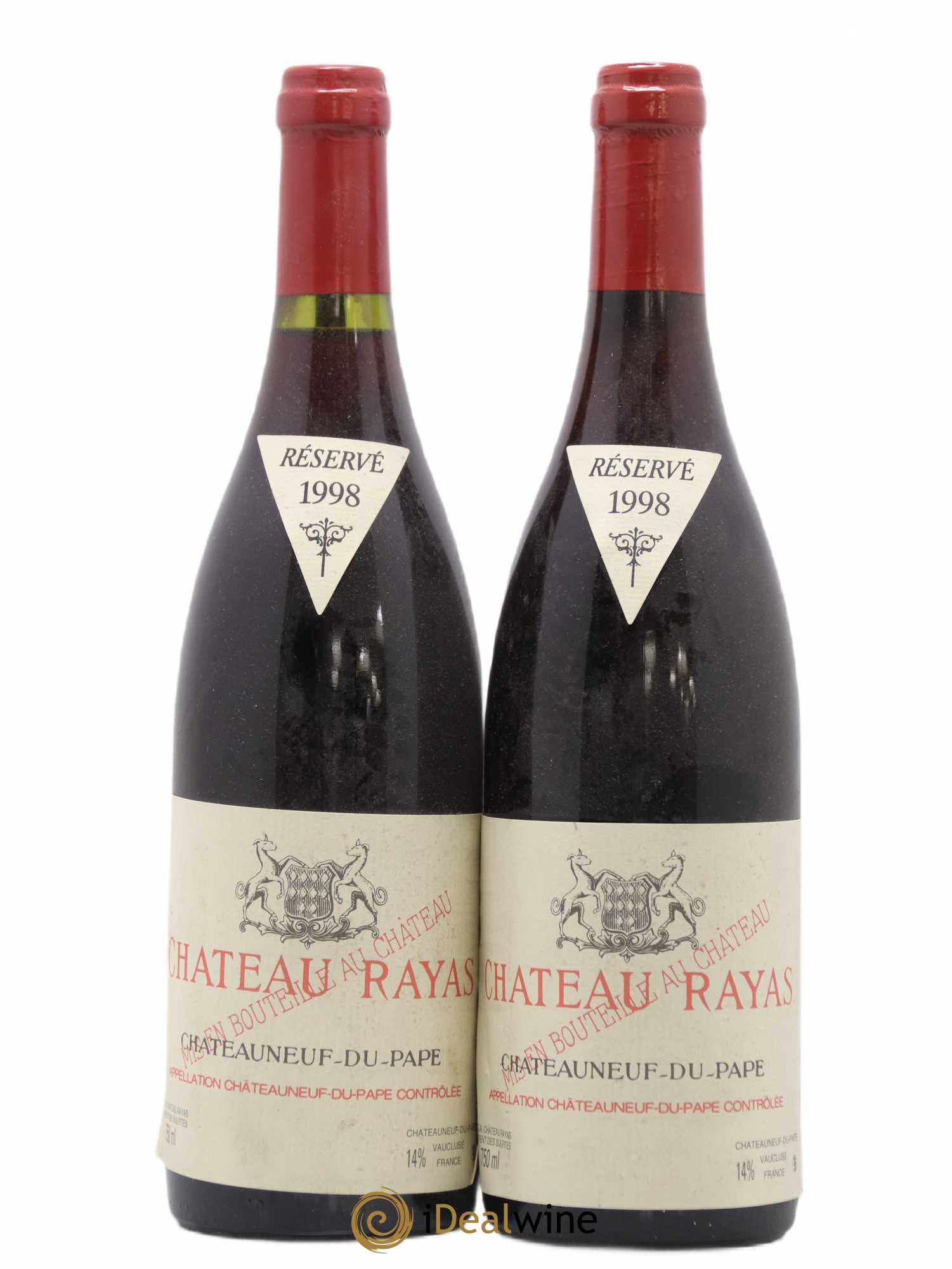 Châteauneuf-du-Pape Château Rayas Emmanuel Reynaud 1998 - Lot de 2 bouteilles - 0