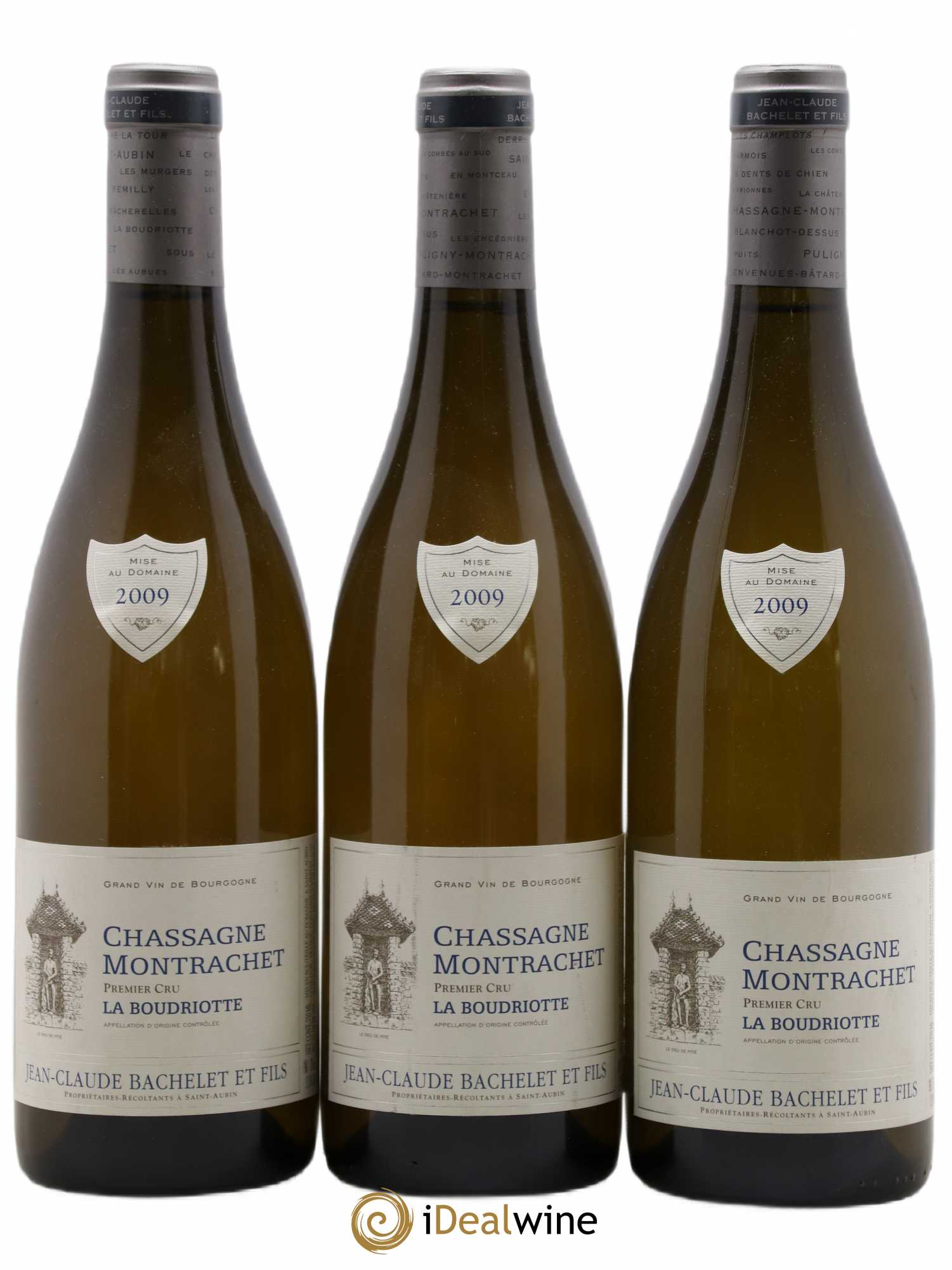 Chassagne-Montrachet 1er Cru La Boudriotte Jean-Claude Bachelet (Domaine) 2009 - Lot de 3 bouteilles - 0