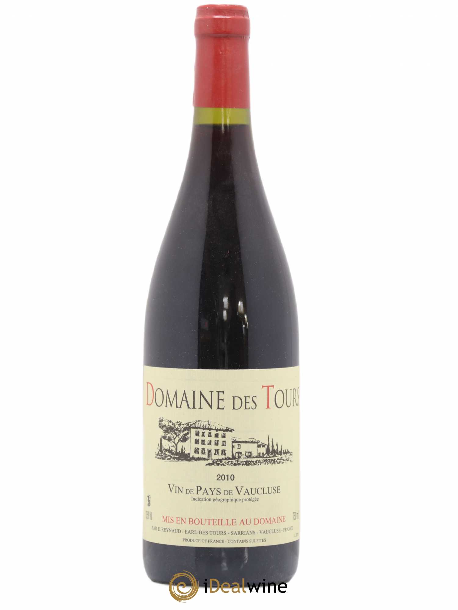 Vaucluse (Vin de Pays de Vaucluse) Domaine des Tours Emmanuel Reynaud 2010 - Lot de 1 bouteille - 0