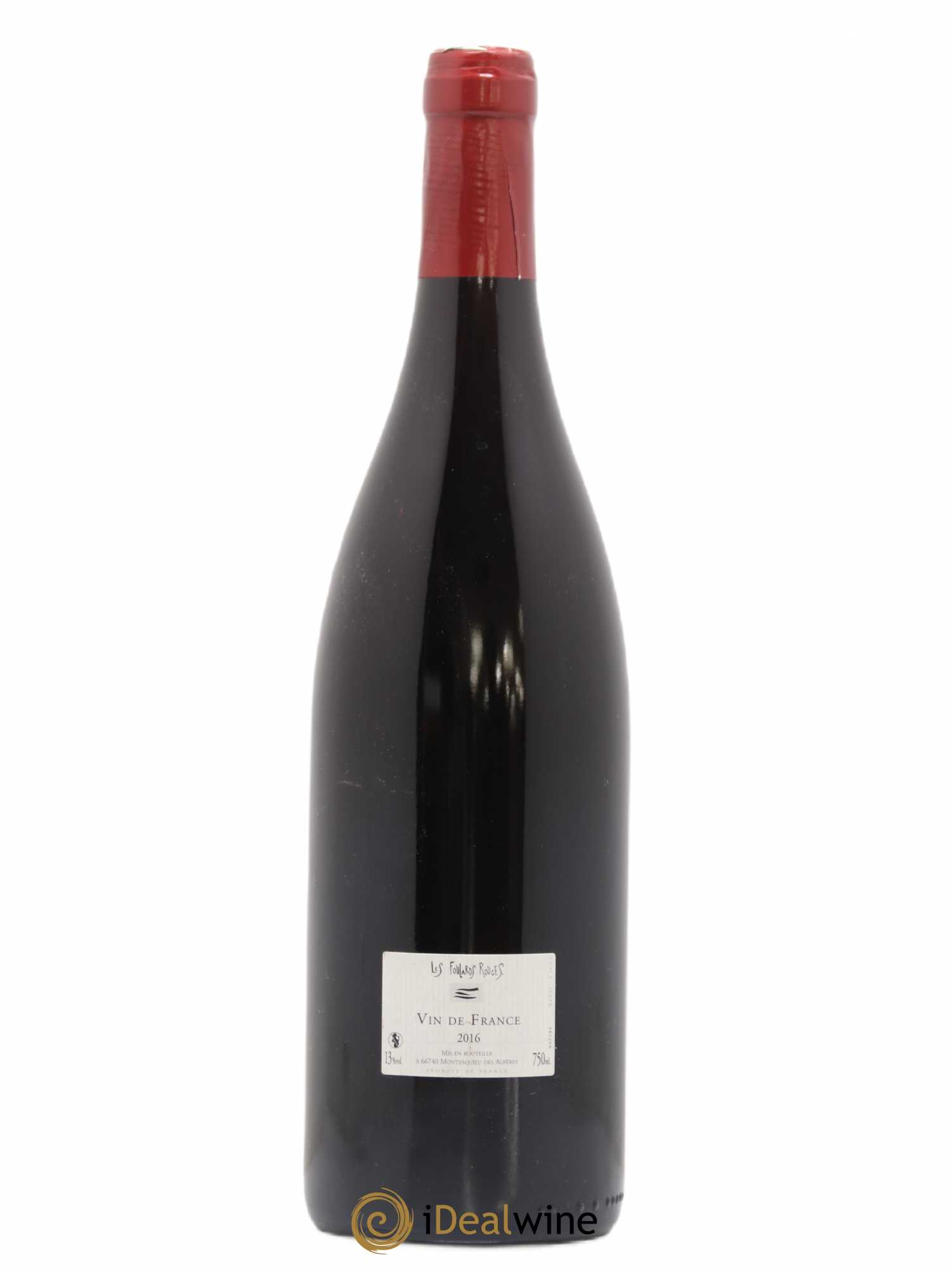 Vin de France Les Glaneurs Les Foulards Rouges 2016 - Lot of 1 bottle - 1