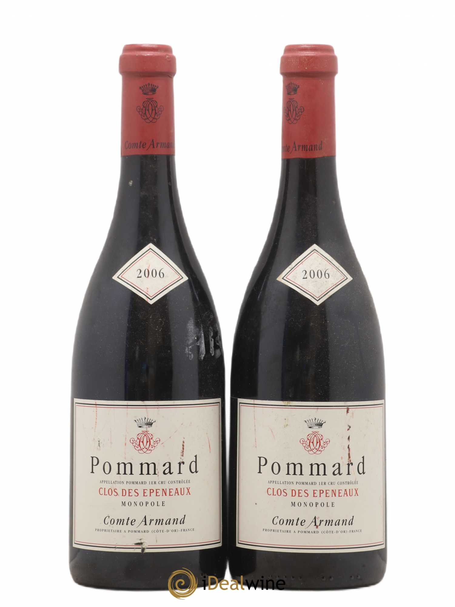Pommard 1er Cru Clos des Epeneaux Comte Armand 2006 - Lot de 2 bouteilles - 0