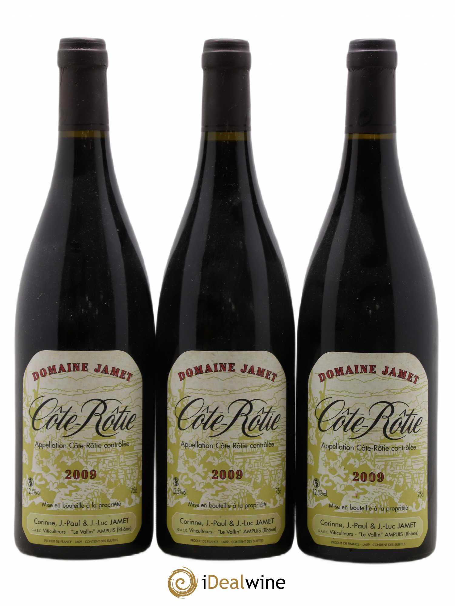 Côte-Rôtie Jamet (Domaine) 2009 - Lot de 3 bouteilles - 0