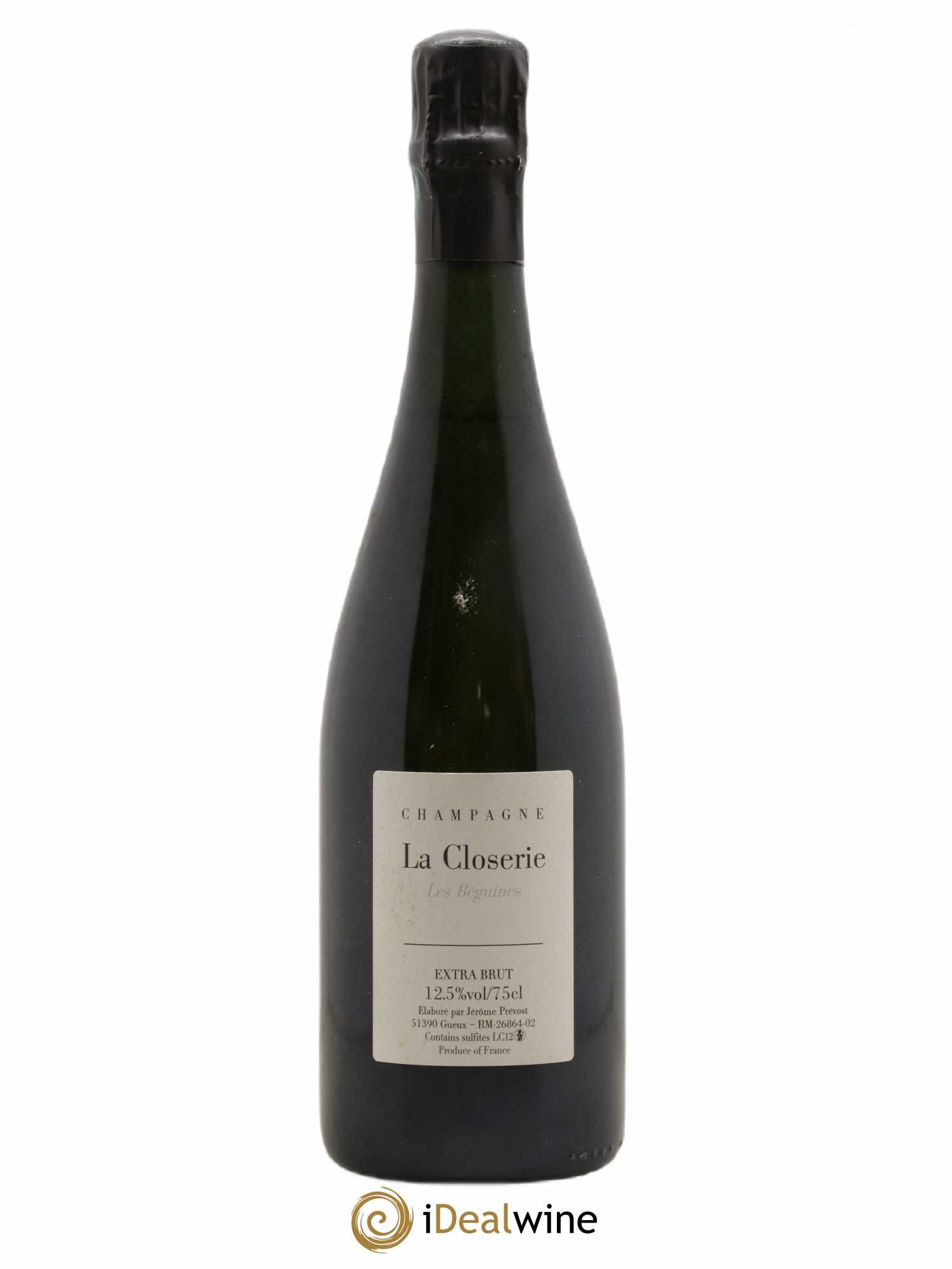 Les Béguines Extra-Brut Jérôme Prévost 2012 - Lot de 1 bouteille - 0
