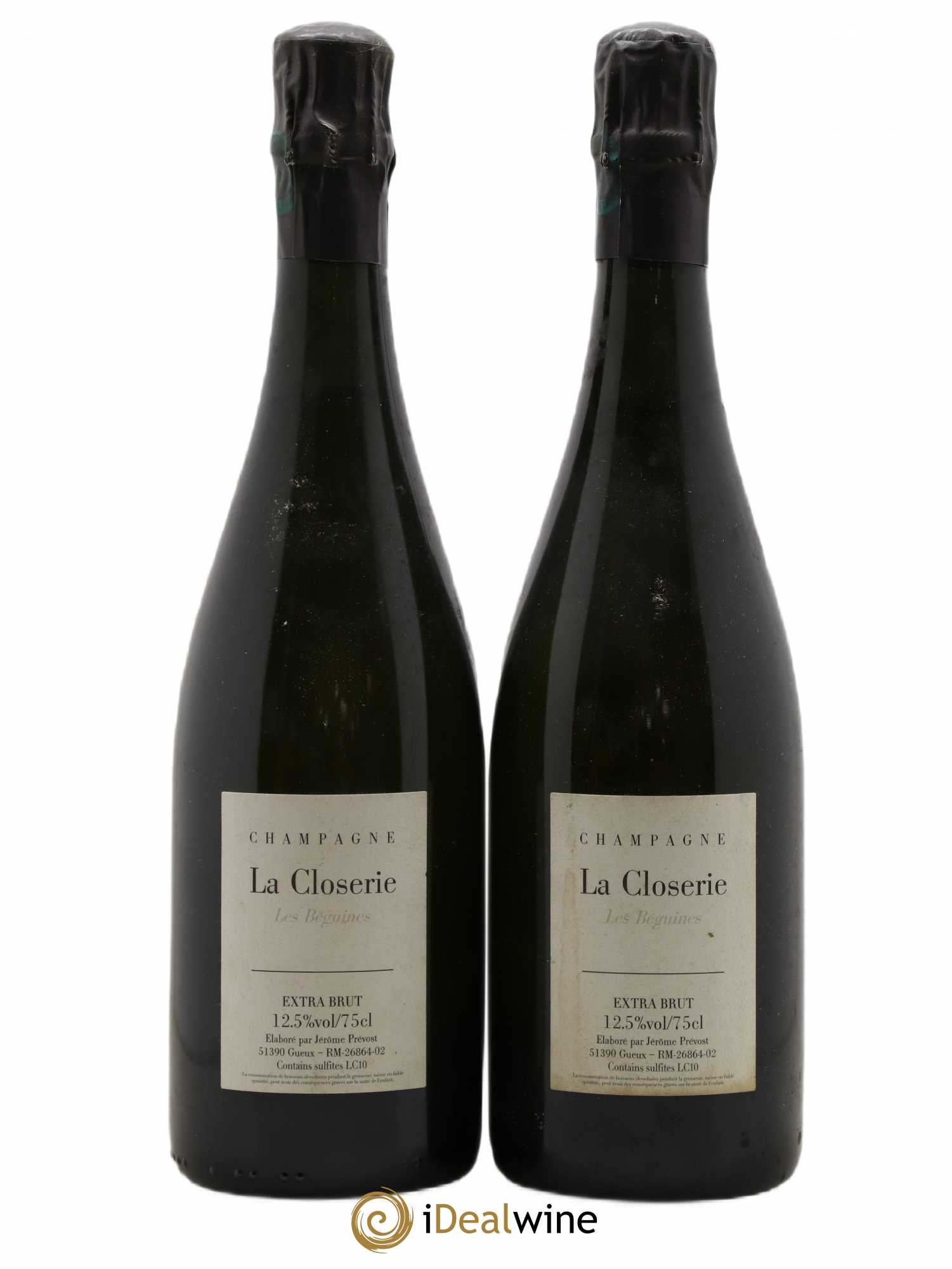 Les Béguines Extra-Brut Jérôme Prévost 2010 - Lot de 2 bouteilles - 0