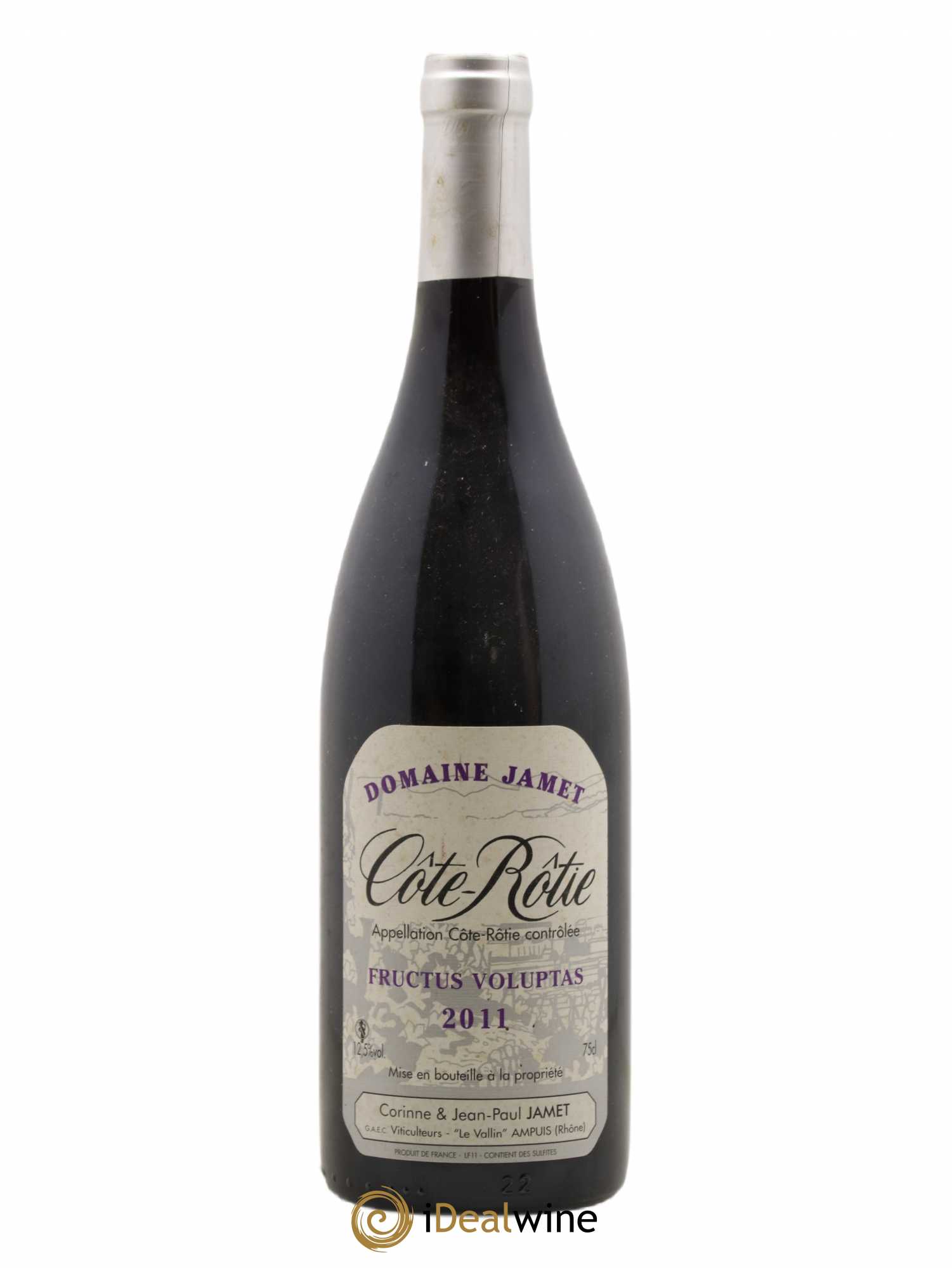 Côte-Rôtie Fructus Voluptas Jamet (Domaine) 2011 - Lot de 1 bouteille - 0