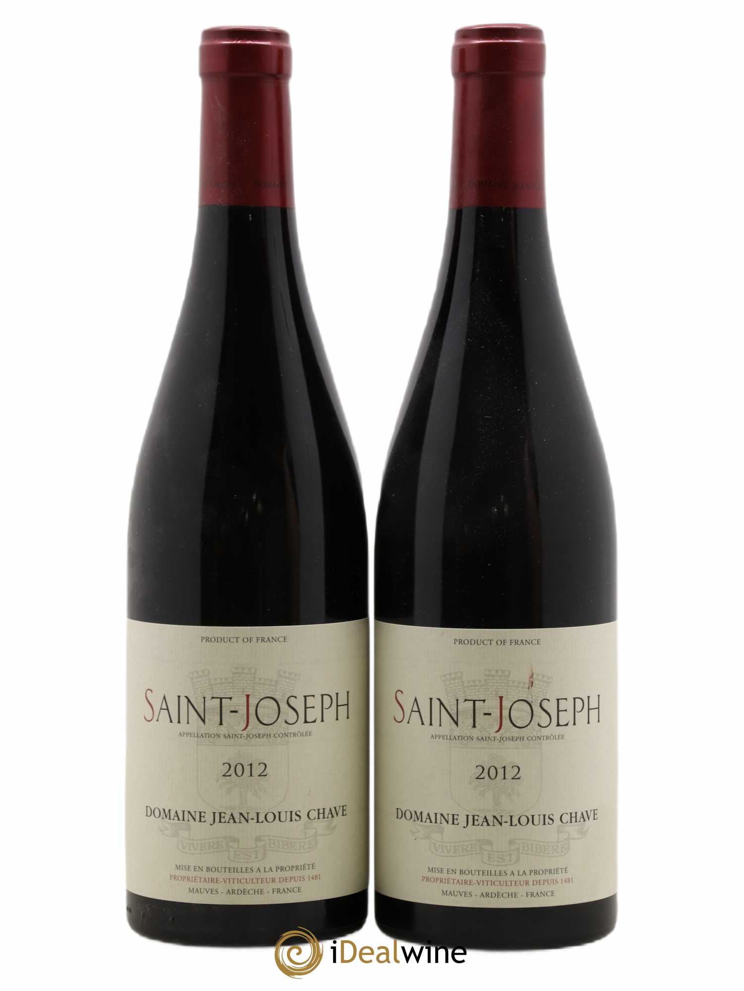 Saint-Joseph Jean-Louis Chave 2012 - Lot de 2 bouteilles - 0