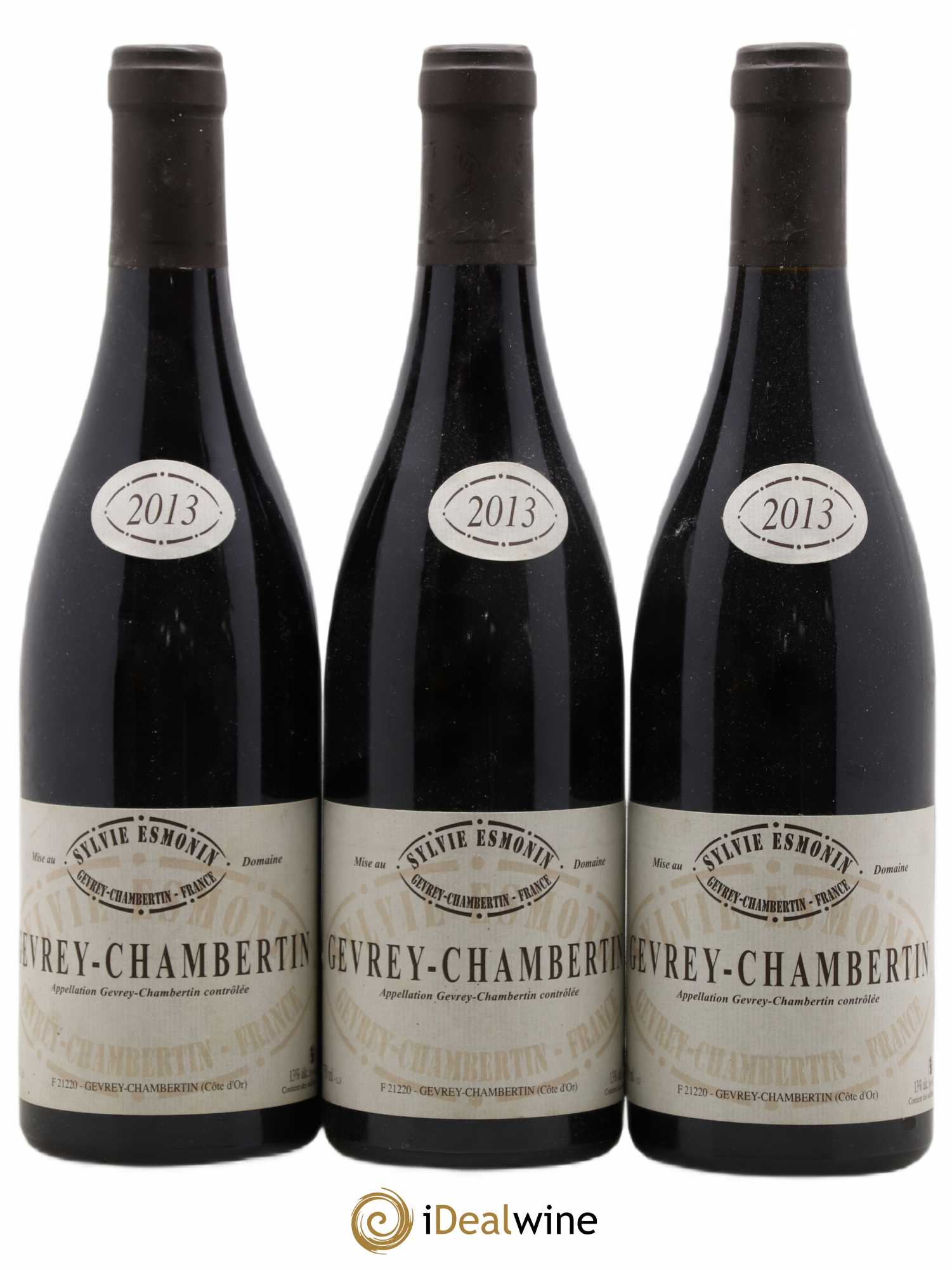Gevrey-Chambertin Sylvie Esmonin 2013 - Lot de 3 bouteilles - 0