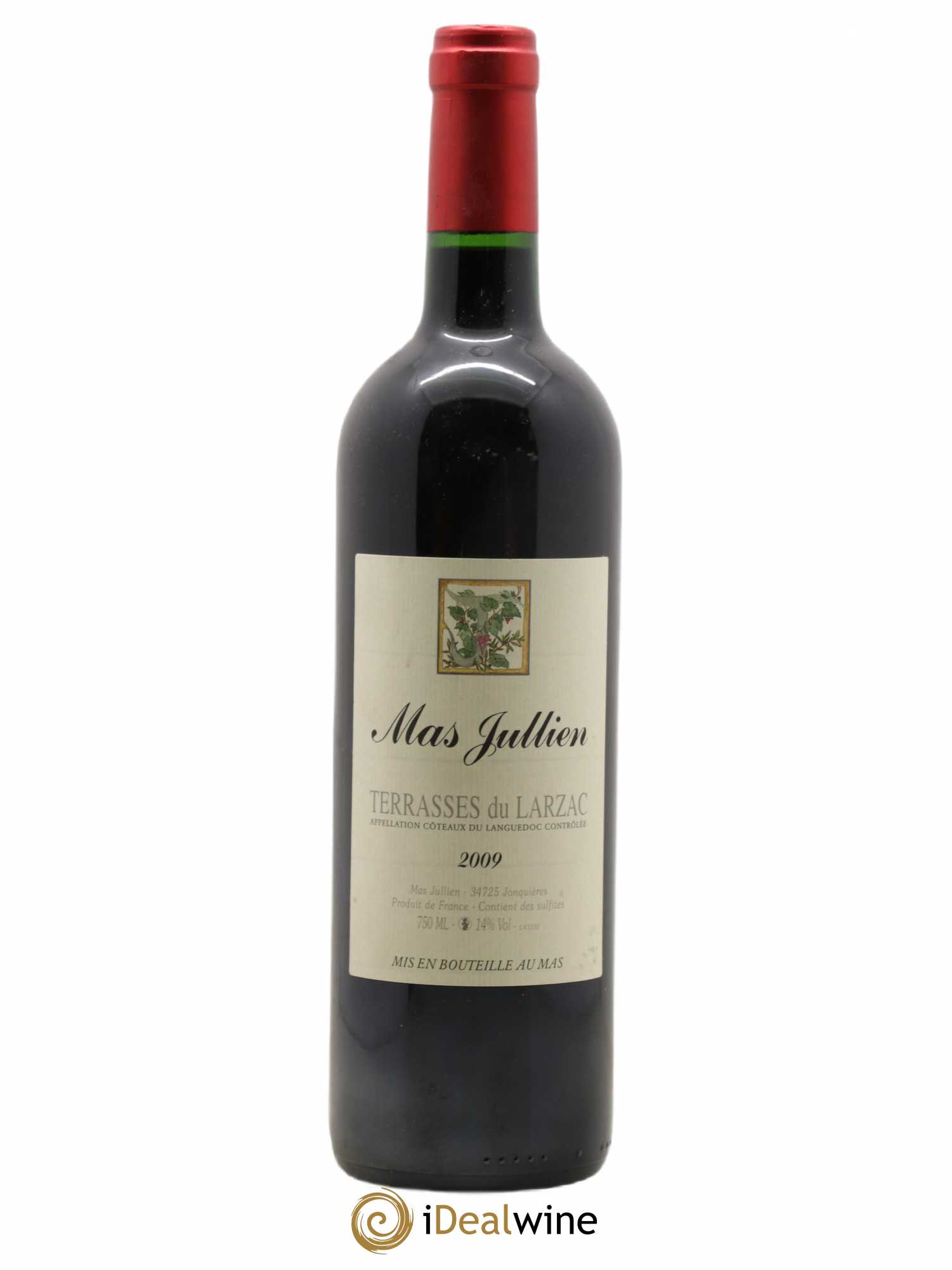 Terrasses du Larzac Mas Jullien Olivier Jullien 2009 - Lot de 1 bouteille - 0