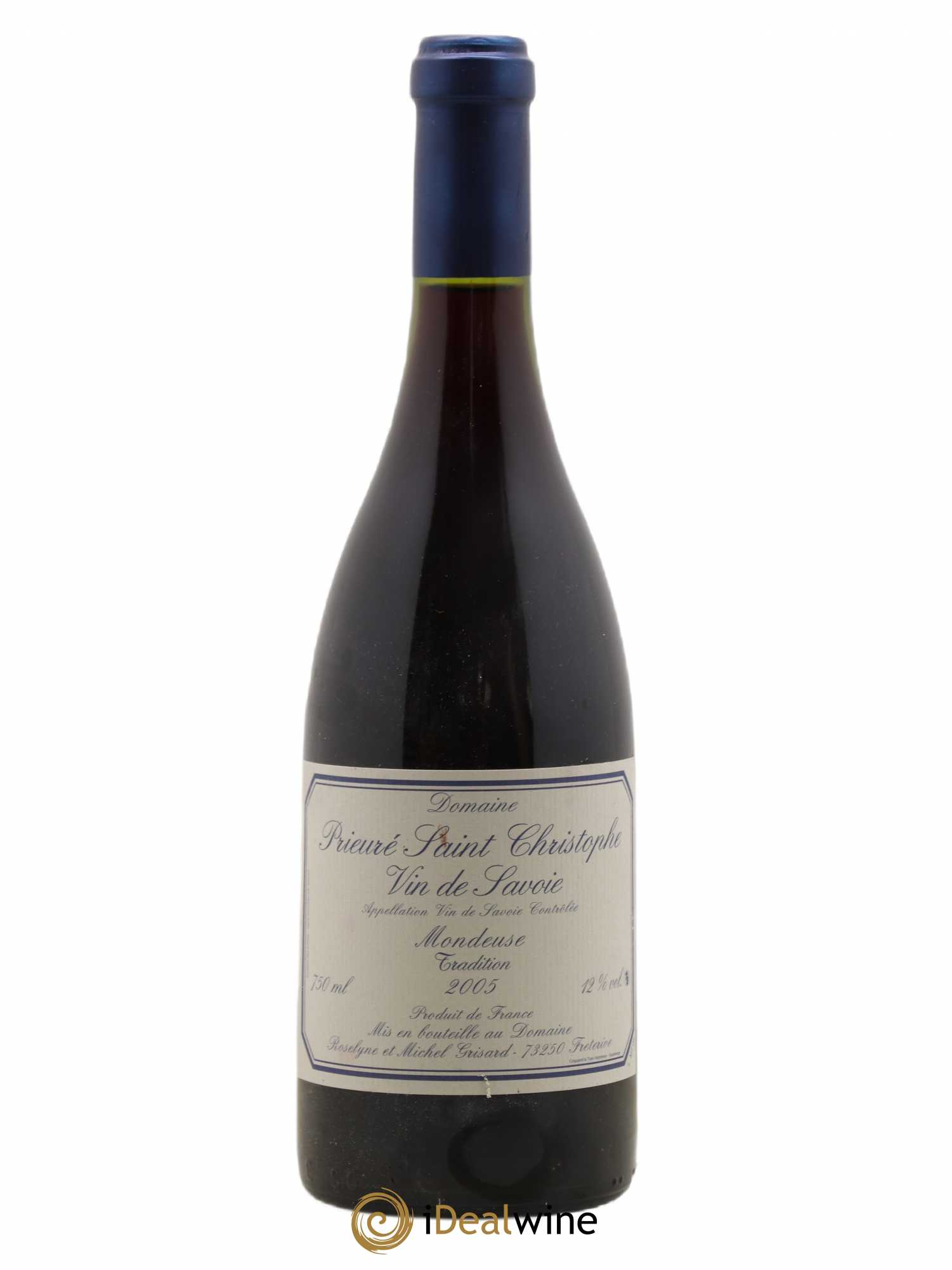 Vin de Savoie Mondeuse Tradition Prieuré Saint Christophe 2005 - Posten von 1 Flasche - 0