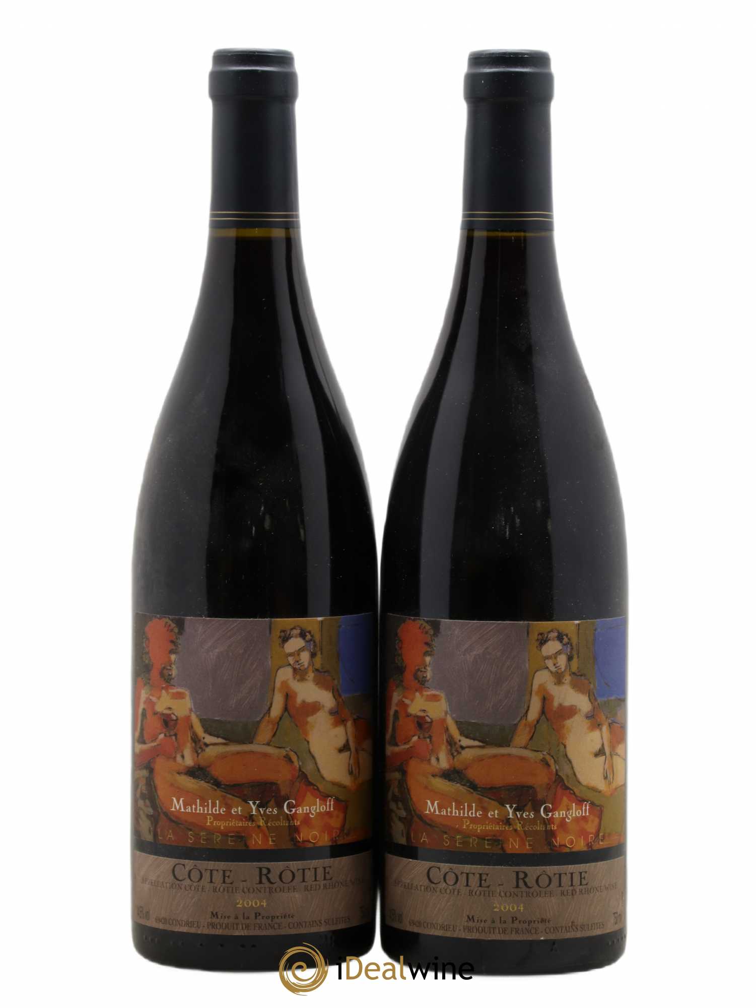 Côte-Rôtie La Sereine Noire Gangloff (Domaine) 2004 - Lotto di 2 bottiglie - 0