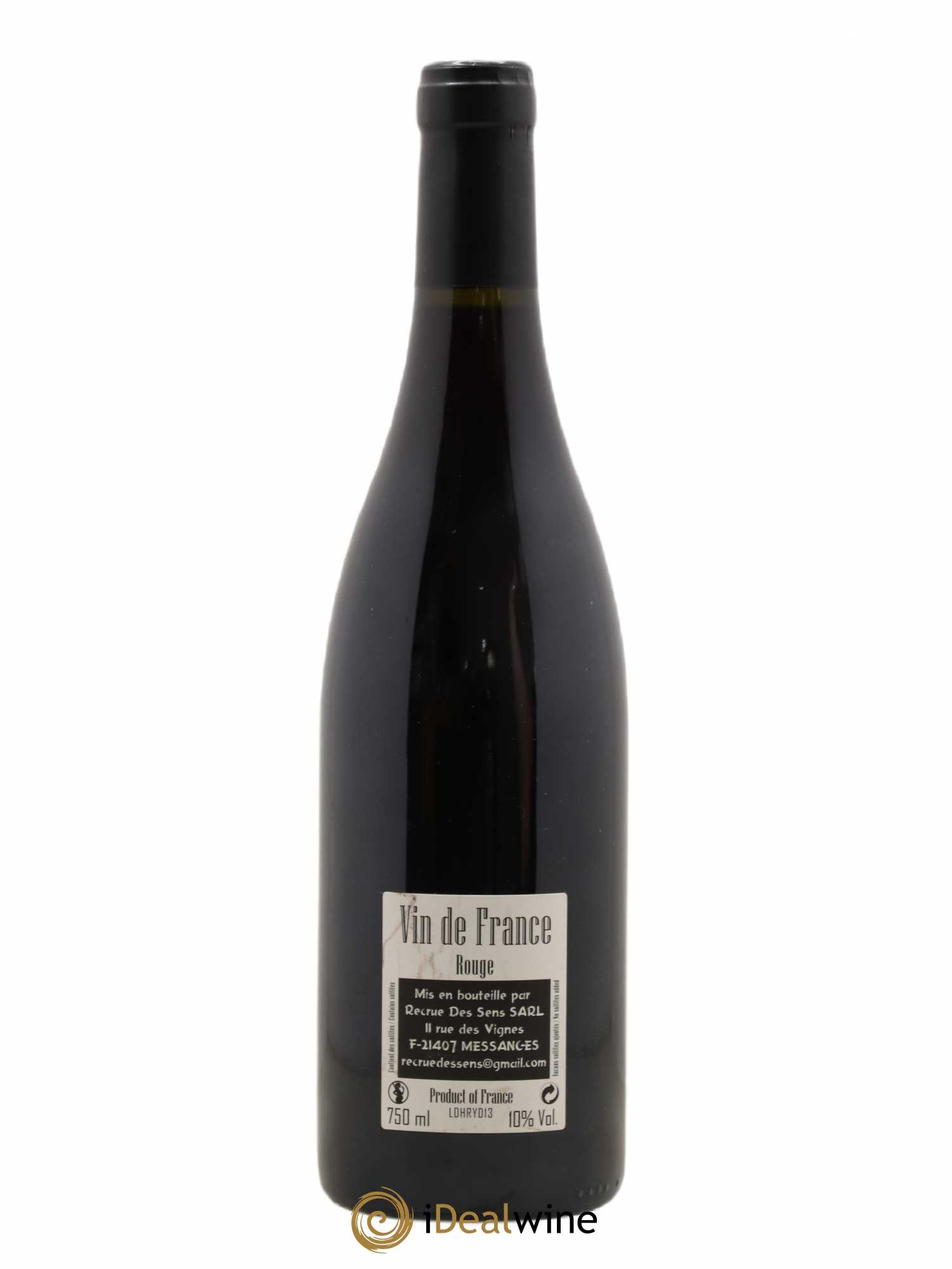 Vin de France DH Yann Durieux 2013 - Lot de 1 bouteille - 1