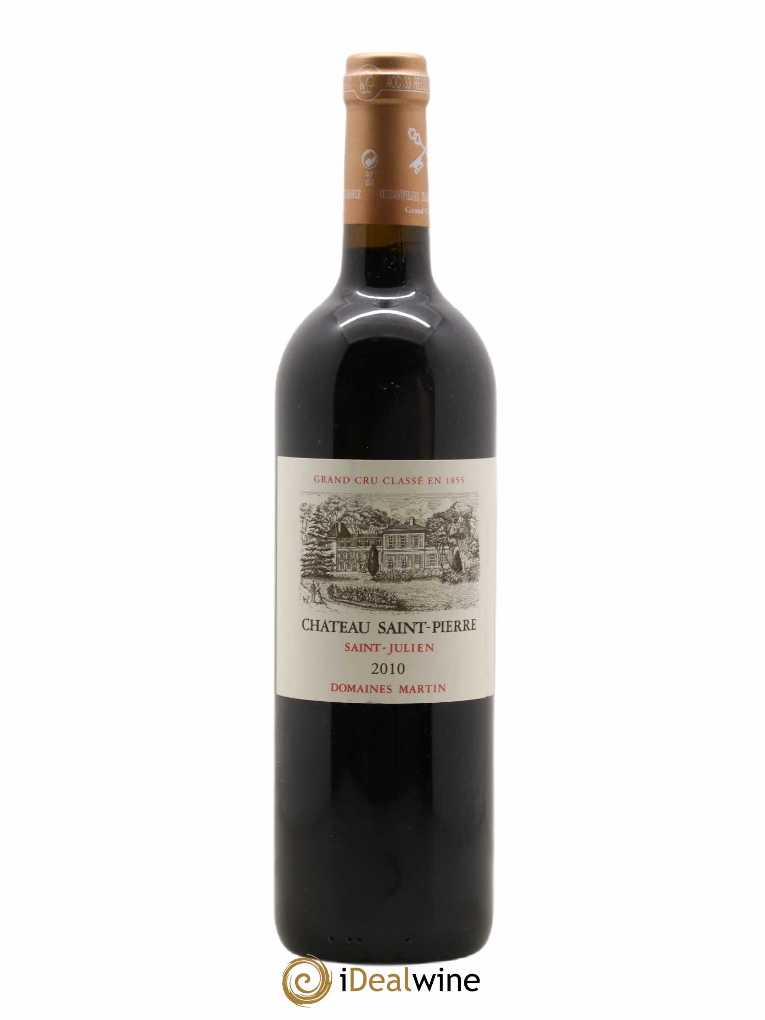 Château Saint-Pierre 4ème Grand Cru Classé 2010 - Lot de 1 bouteille - 0