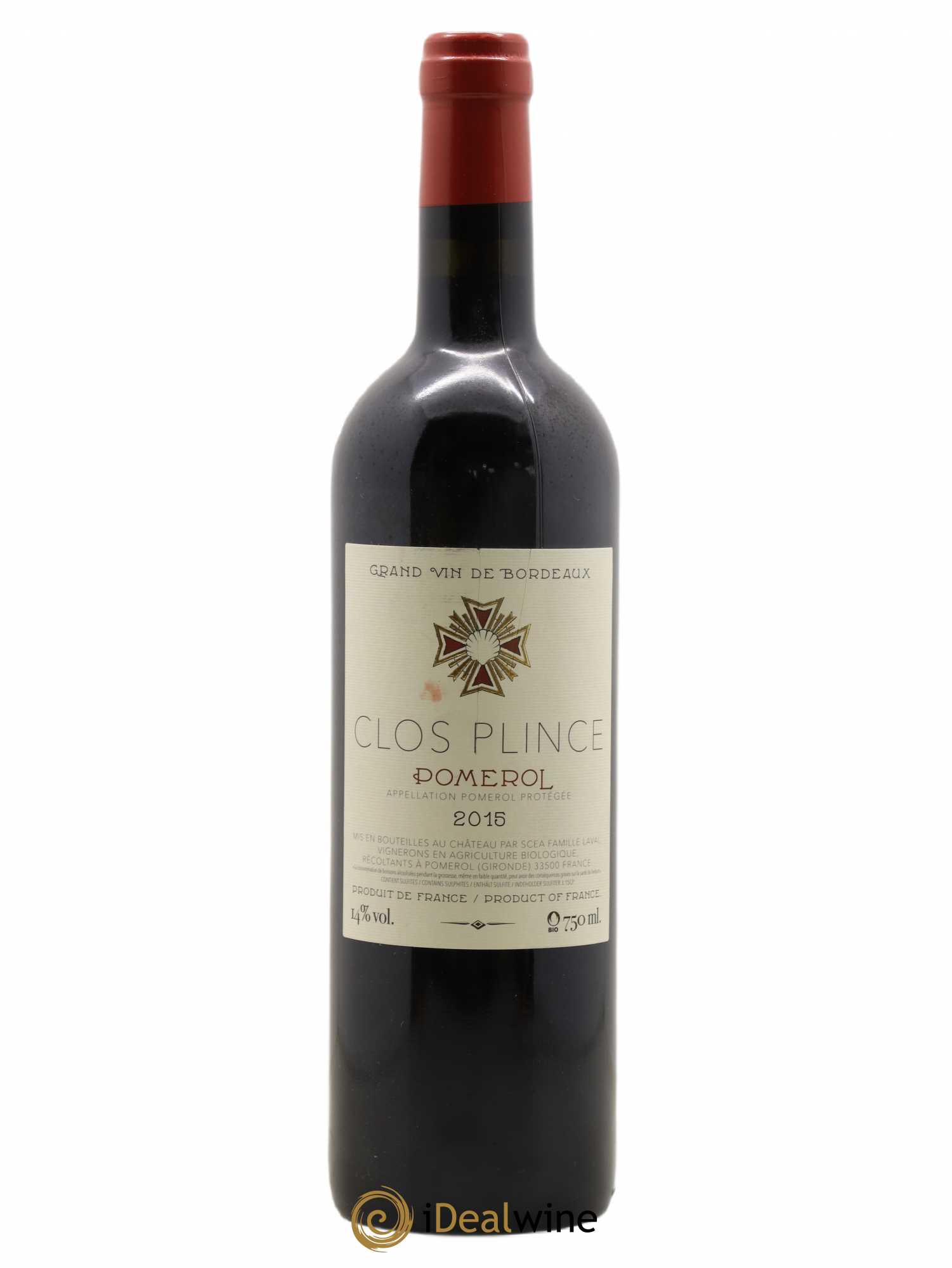 Pomerol Clos Plince 2015 - Lot de 1 bouteille - 0