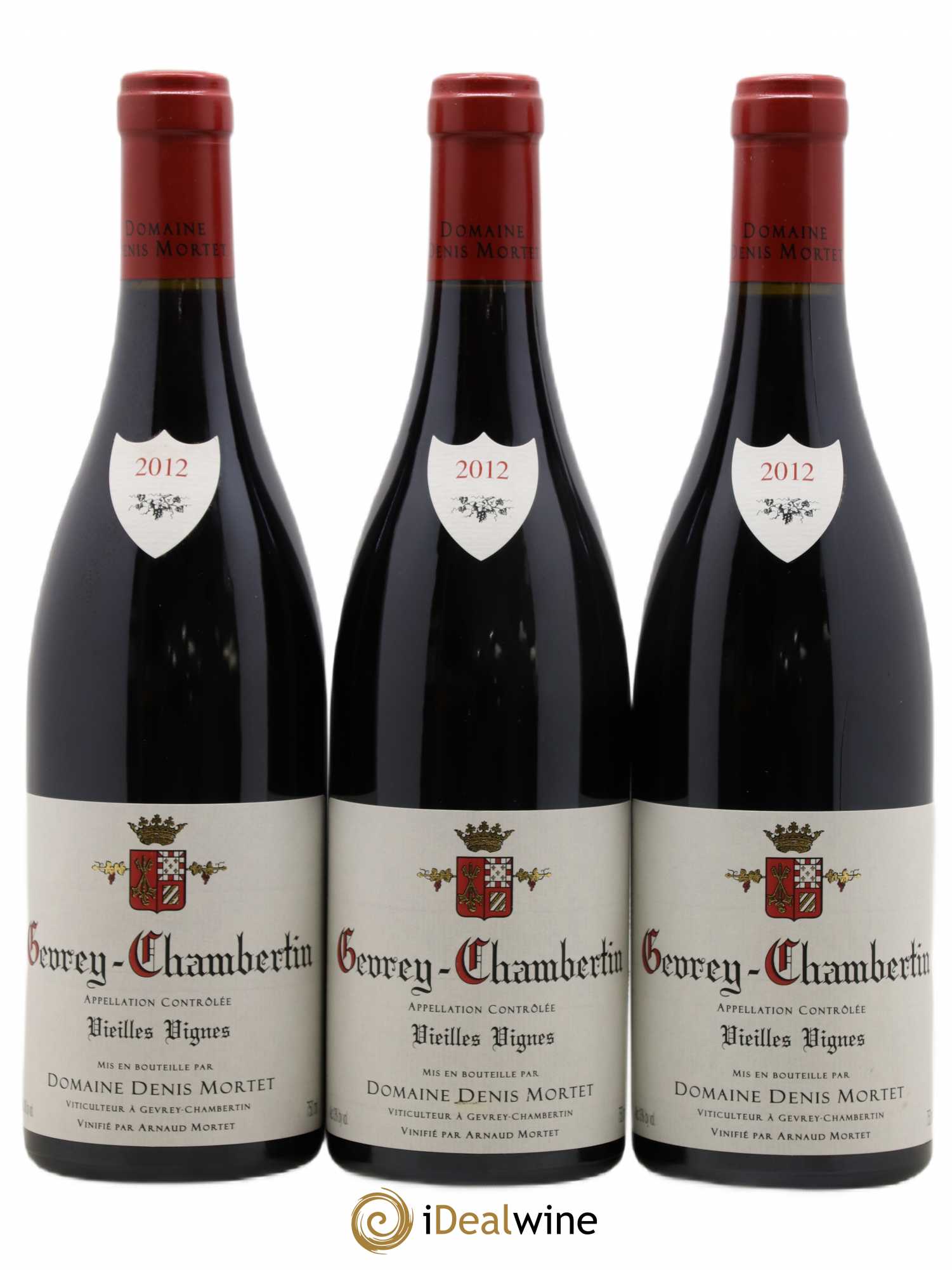 Gevrey-Chambertin Vieilles vignes Denis Mortet (Domaine) 2012 - Lot de 3 bouteilles - 0