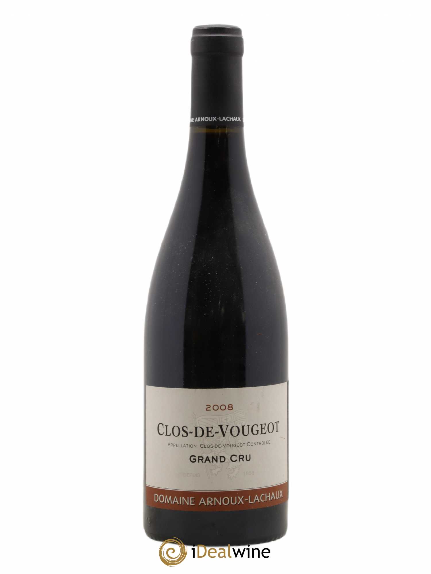 Clos de Vougeot Grand Cru Arnoux-Lachaux (Domaine) 2008 - Lot de 1 bouteille - 0