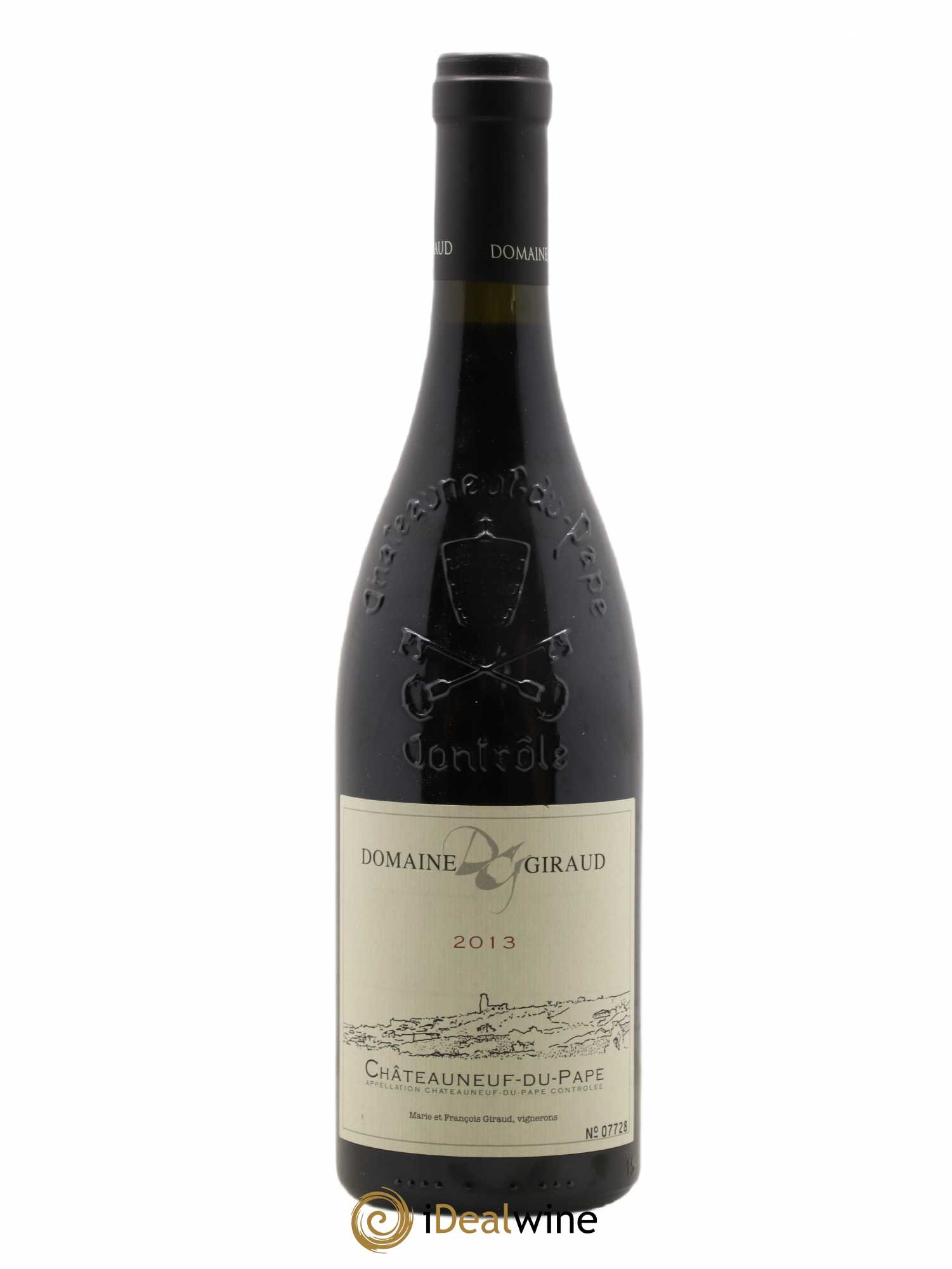 Châteauneuf-du-Pape Domaine Giraud 2013 - Posten von 1 Flasche - 0