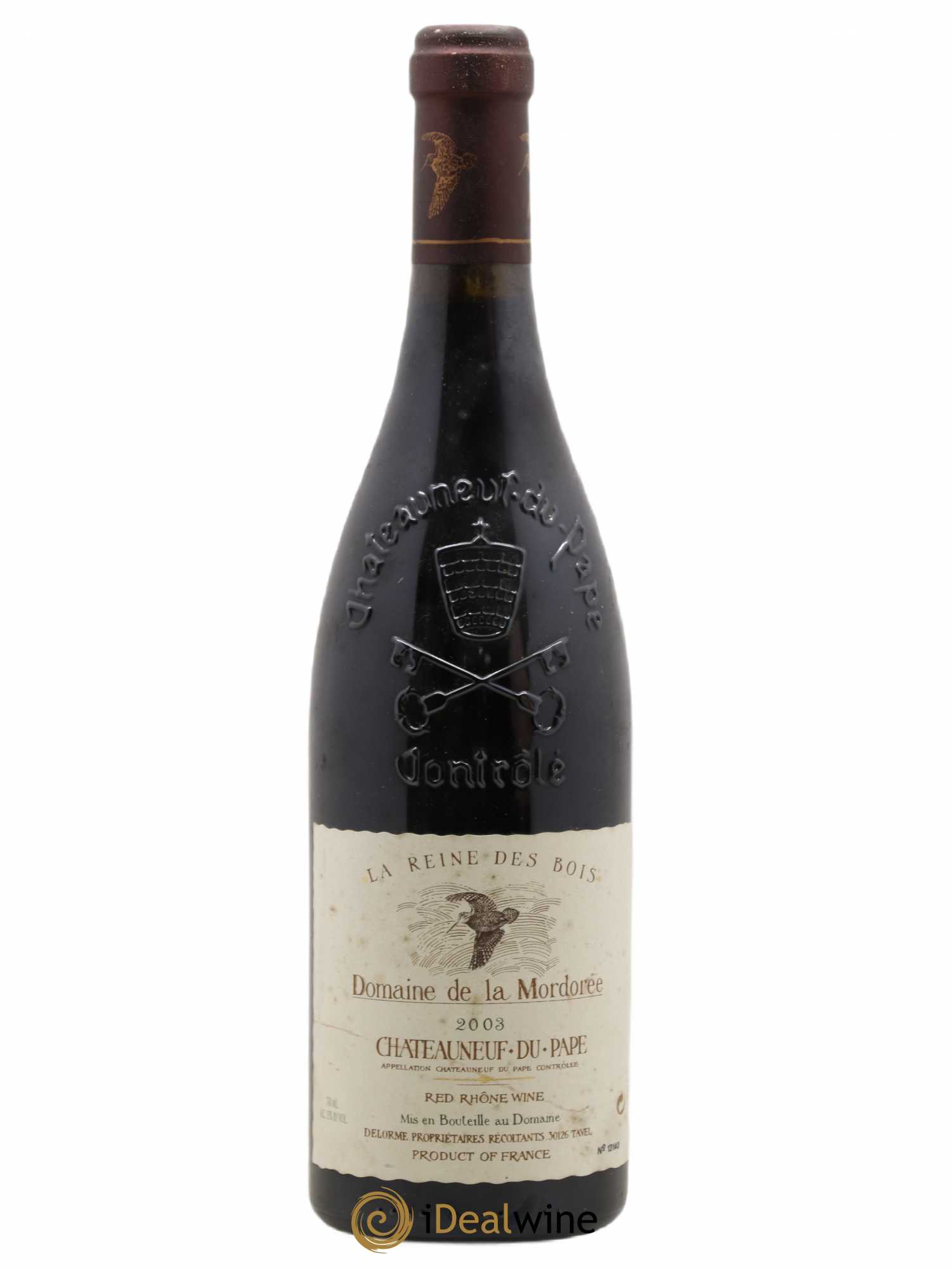 Châteauneuf-du-Pape Cuvée de la Reine des Bois La Mordorée (Domaine de) 2003 - Lot de 1 bouteille - 0