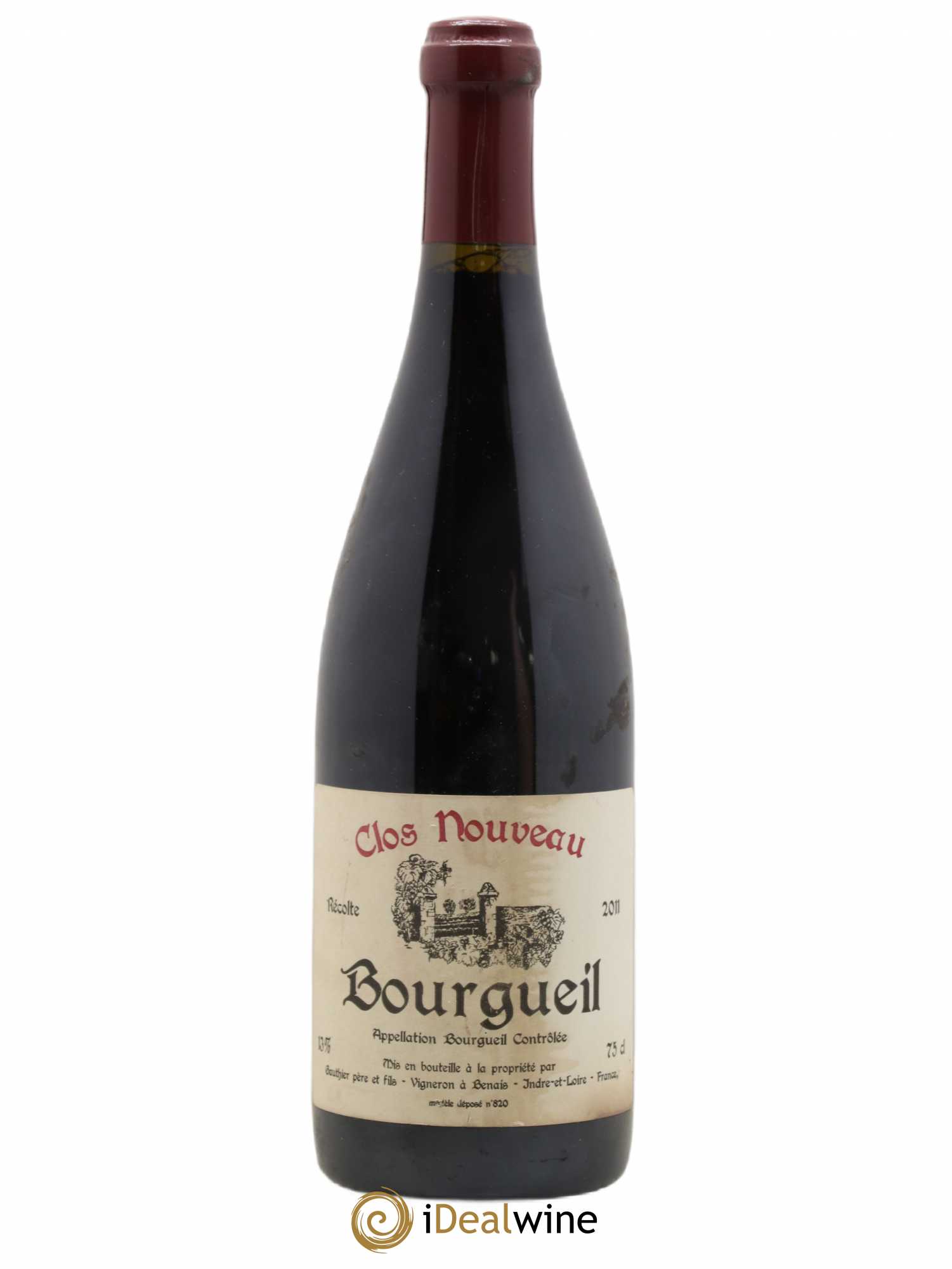 Bourgueil Clos Nouveau Domaine du Bel Air 2011 - Lotto di 1 bottiglia - 0