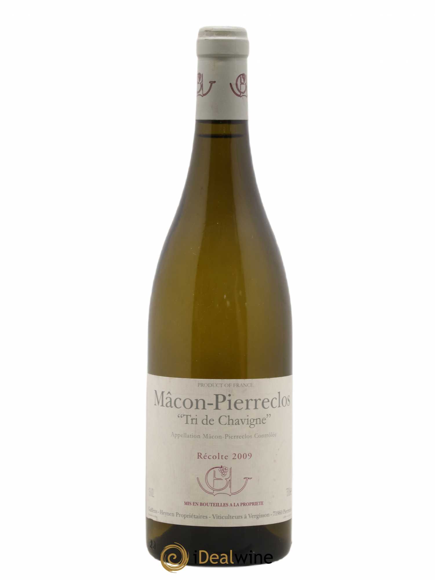 Mâcon-Pierreclos Tri de Chavigne Guffens-Heynen 2009 - Lot de 1 bouteille - 0
