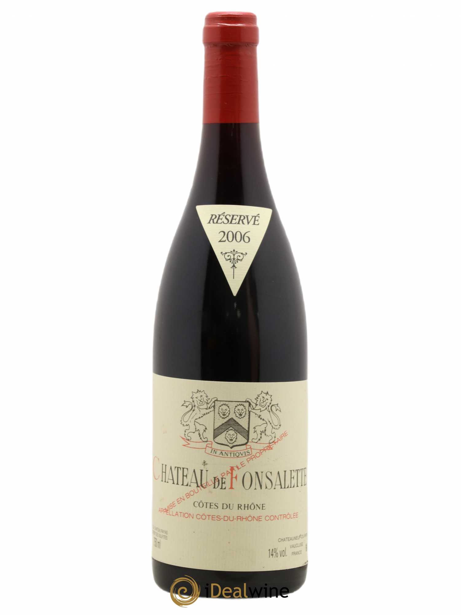 Côtes-du-Rhône Château de Fonsalette Emmanuel Reynaud 2006 - Lot de 1 bouteille - 0