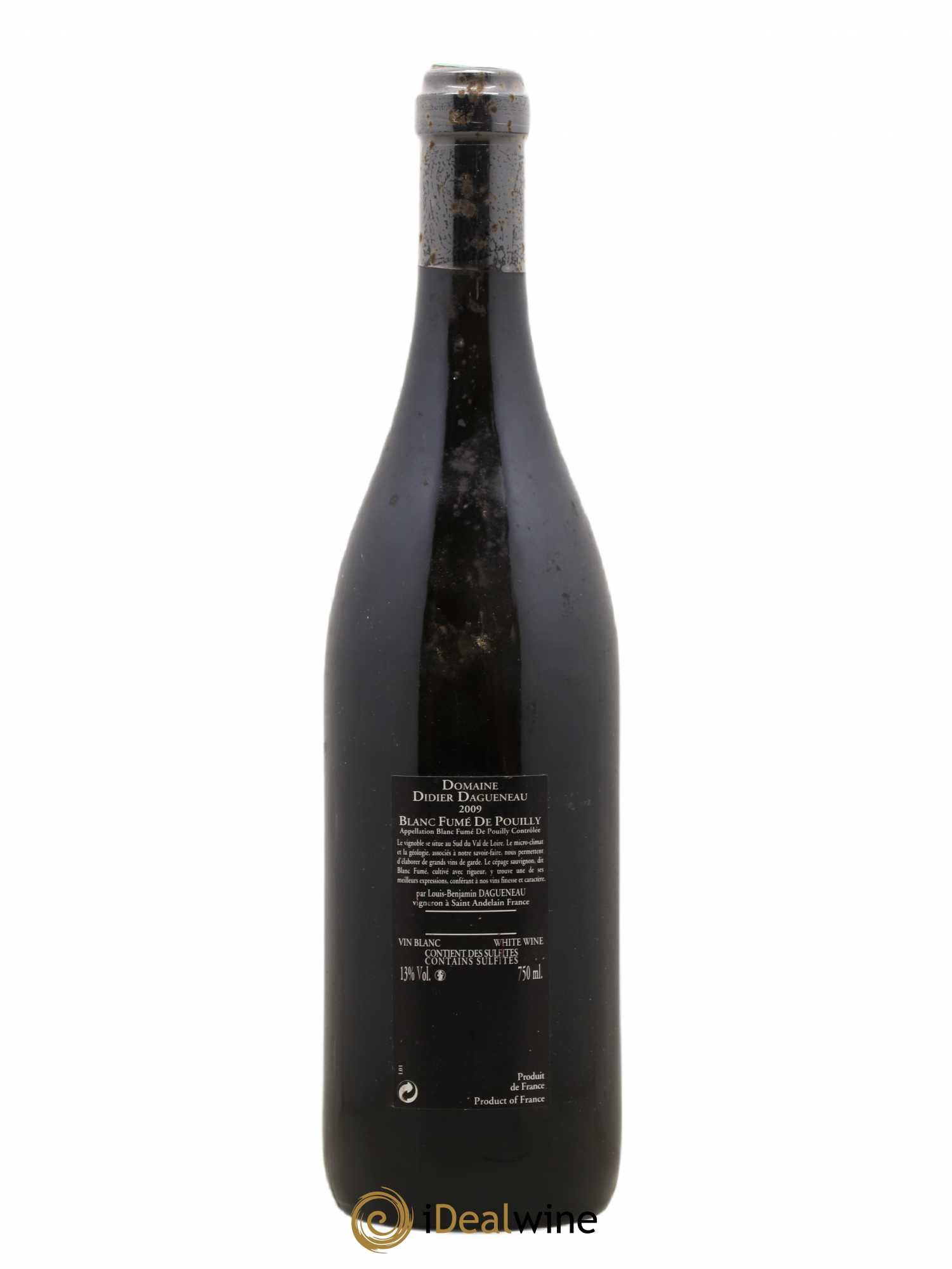 Vin de France (anciennement Pouilly-Fumé) Silex Dagueneau (Domaine Didier - Louis-Benjamin) 2009 - Lot de 1 bouteille - 1