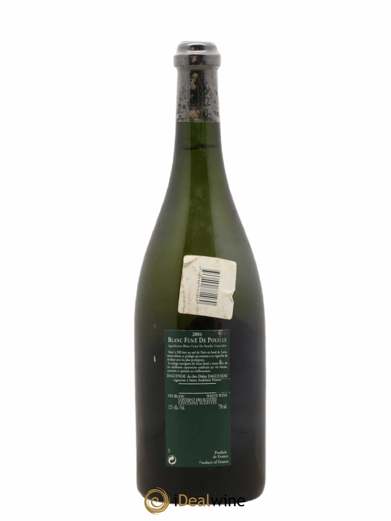 Vin de France (anciennement Pouilly-Fumé) Silex Dagueneau (Domaine Didier - Louis-Benjamin) 2004 - Lot of 1 bottle - 1
