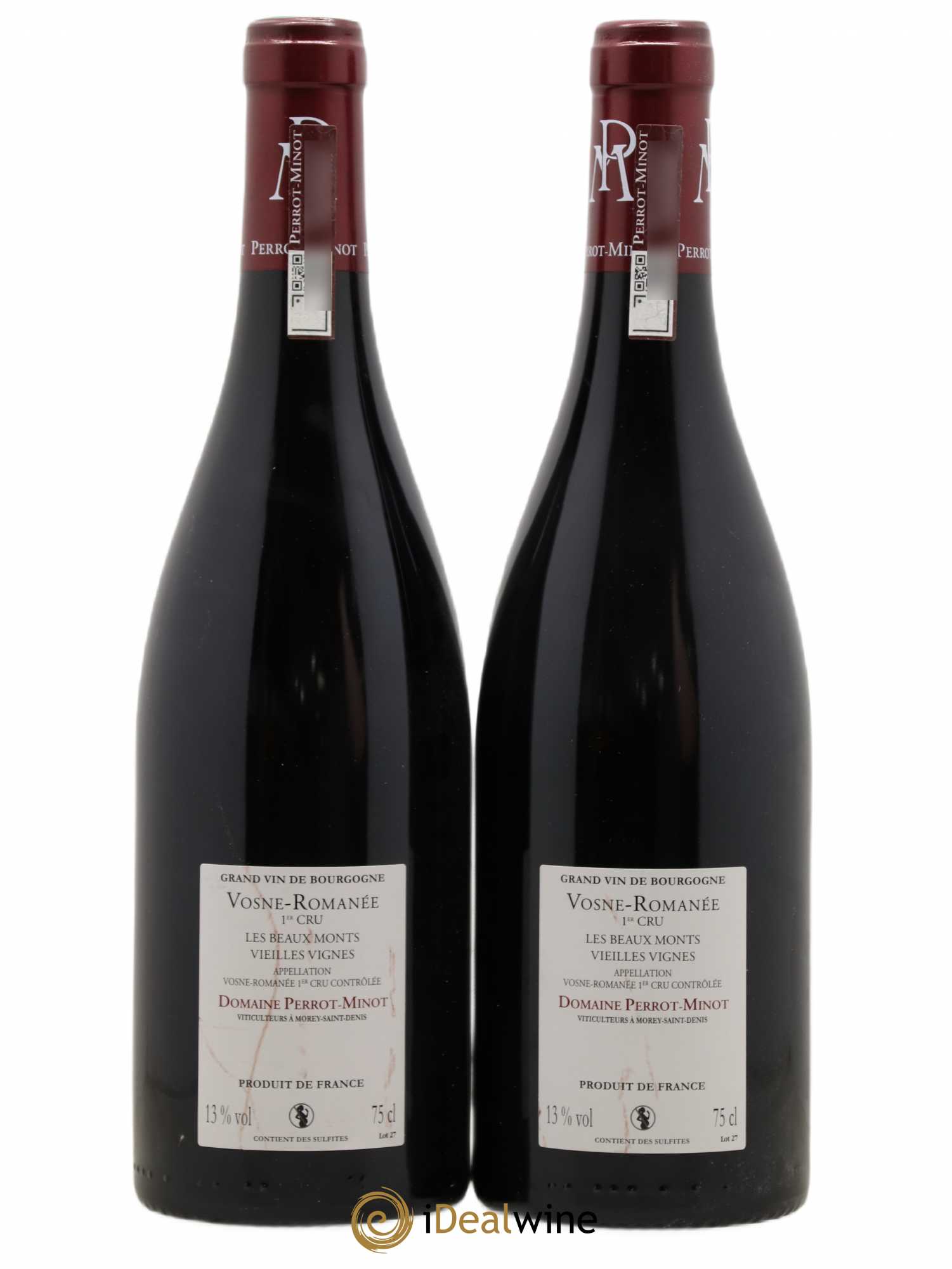 Vosne-Romanée 1er Cru Les Beaux-Monts Vieilles Vignes Perrot-Minot 2016 - Lot de 2 bouteilles - 1