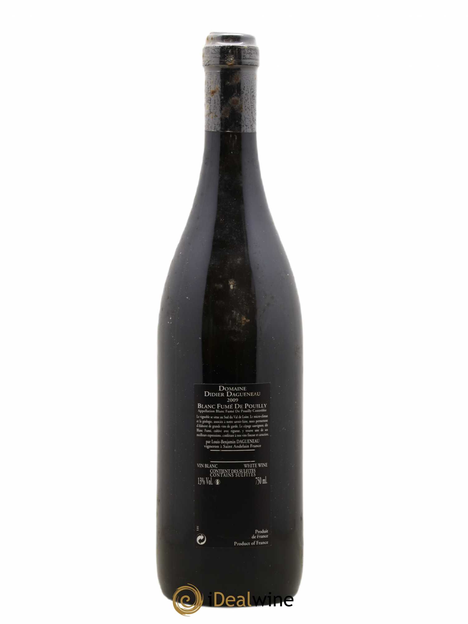 Vin de France (anciennement Pouilly-Fumé) Silex Dagueneau (Domaine Didier - Louis-Benjamin) 2009 - Lot de 1 bouteille - 1