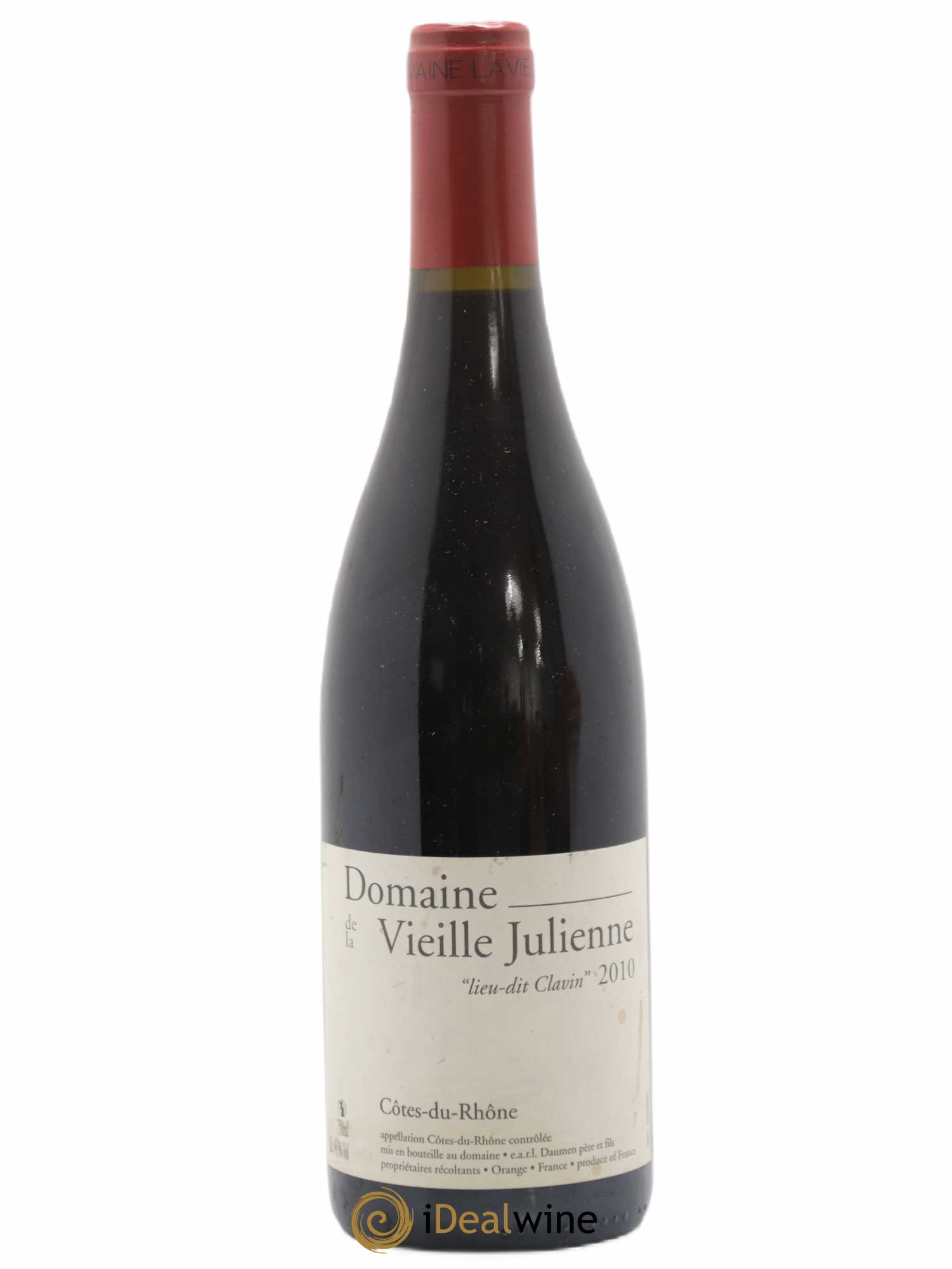 Côtes-du-Rhône Vieille Julienne (Domaine de la) Lieu-dit Clavin Jean-Paul Daumen 2010 - Lot de 1 bouteille - 0