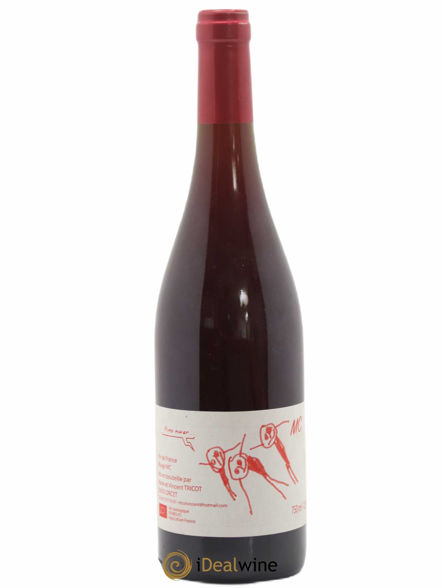 Vin de France Pinonwar Tricot 2017 - Lot de 1 bouteille - 0