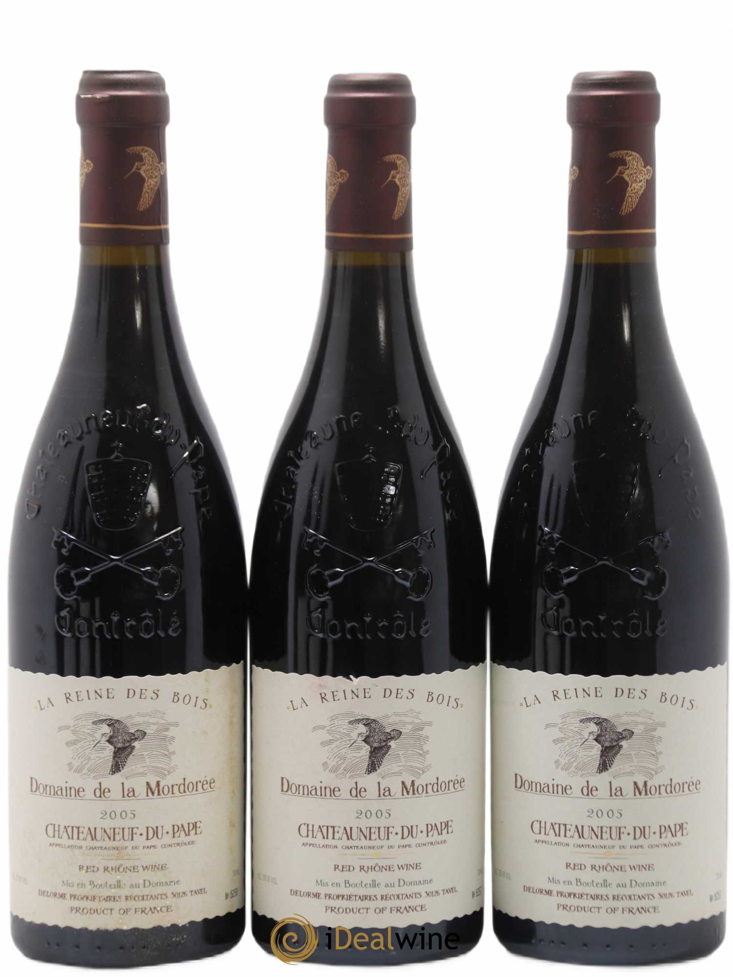 Châteauneuf-du-Pape  Cuvée de la Reine des Bois La Mordorée (Domaine de) 2005 - Lot de 6 bouteilles - 2