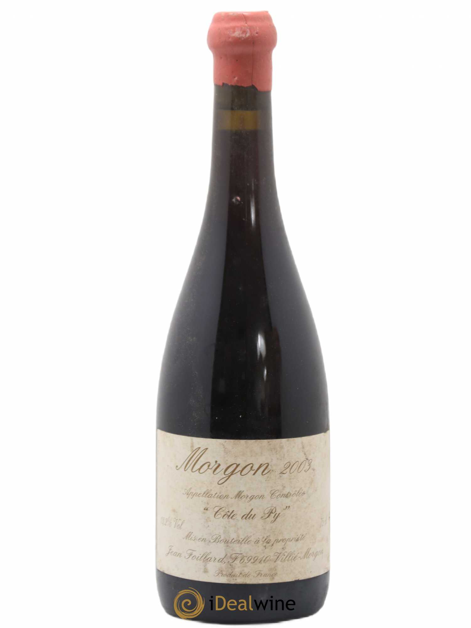 Morgon Côte du Py Jean Foillard 2003 - Lot de 1 bouteille - 0