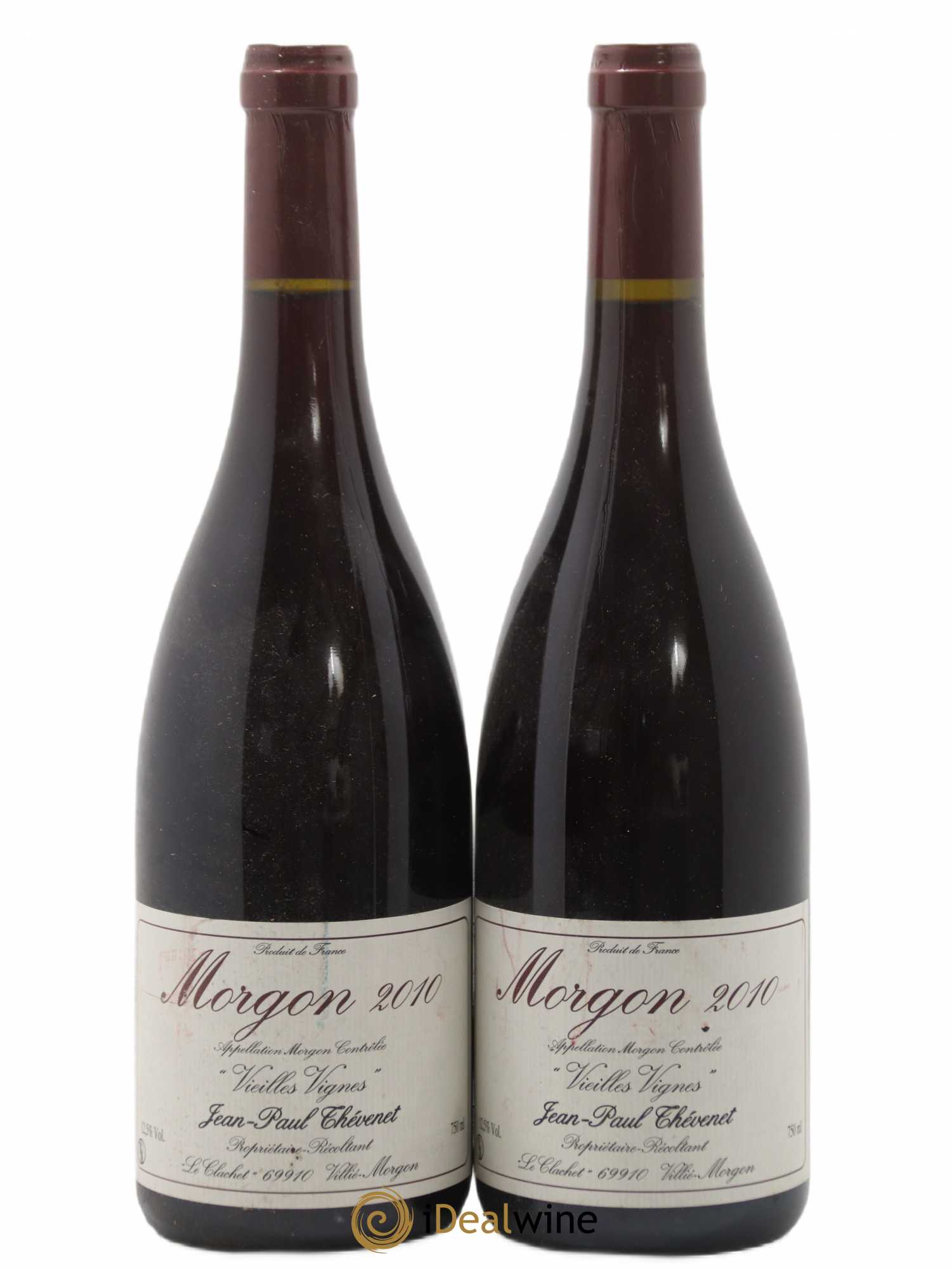 Morgon Vieilles vignes Thevenet 2010 - Posten von 2 Flaschen - 0