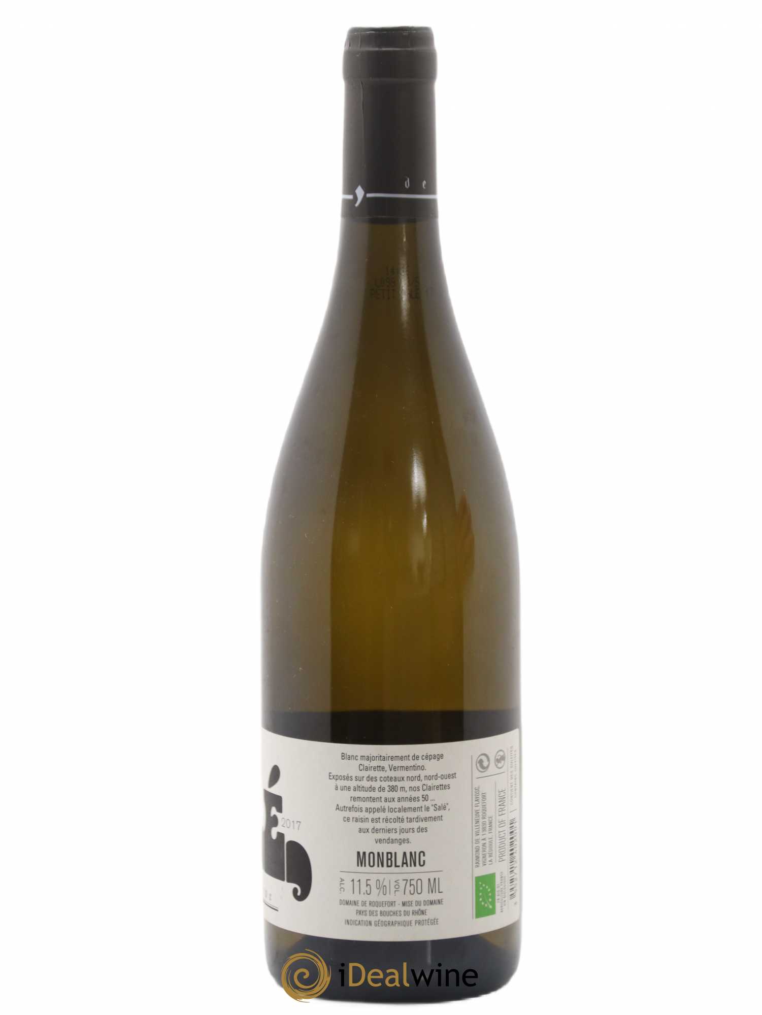Bouches du Rhône Château de Roquefort Petit Salé 2017 - Lot de 1 bouteille - 1