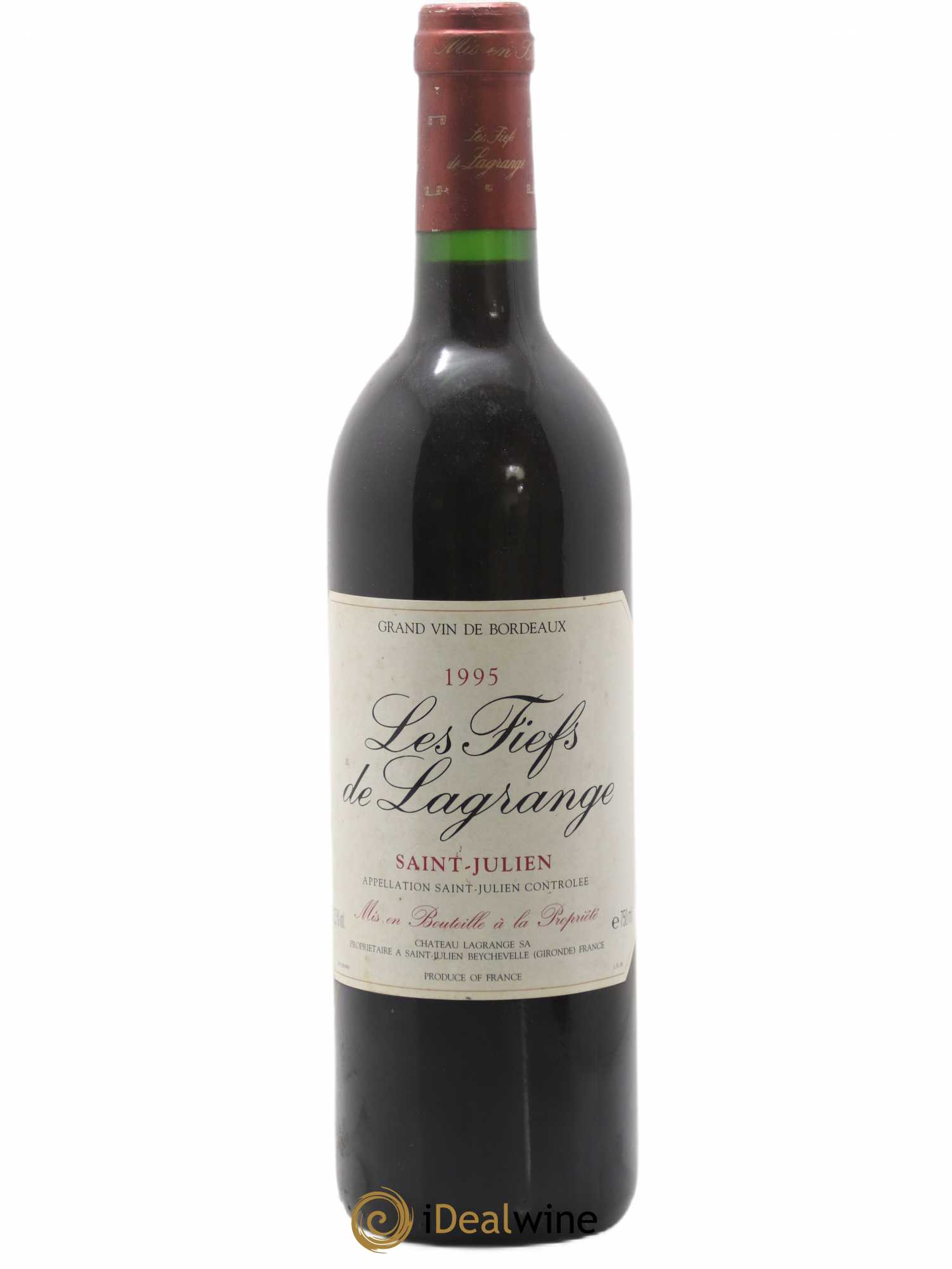 Les Fiefs de Lagrange Second Vin 1995 - Lot de 1 bouteille - 0