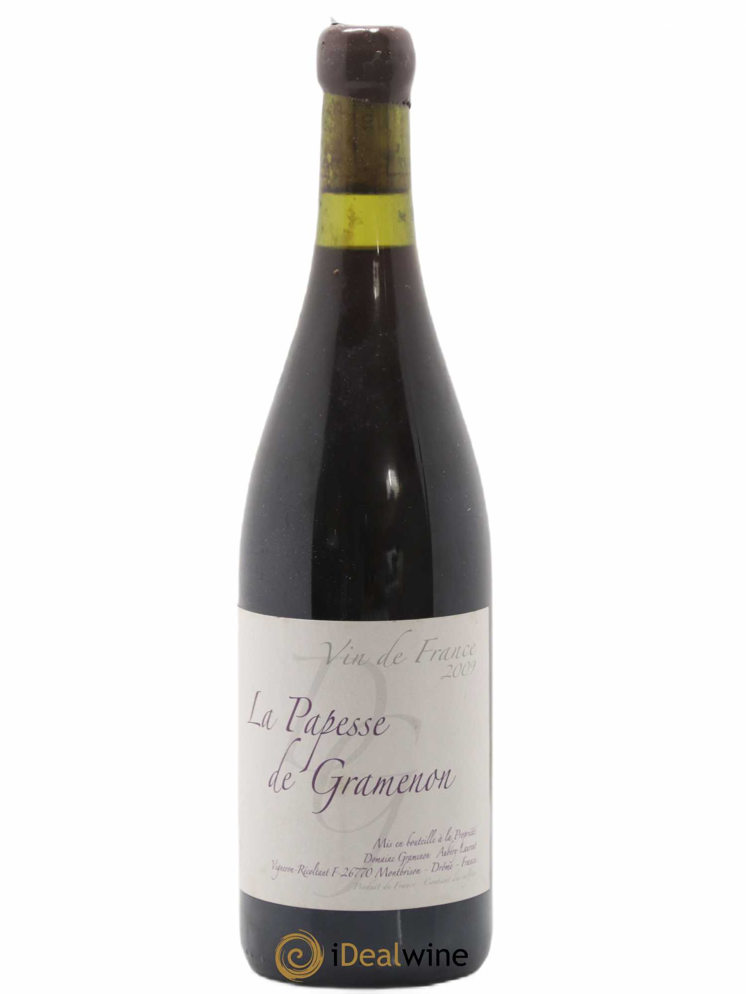 Vin de France La Papesse Gramenon (Domaine) 2009 - Lot de 1 bouteille - 0