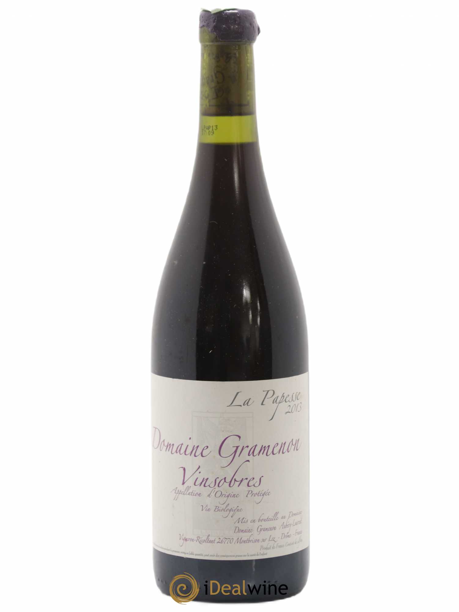 Vinsobres La Papesse Gramenon (Domaine) 2013 - Lot de 1 bouteille - 0
