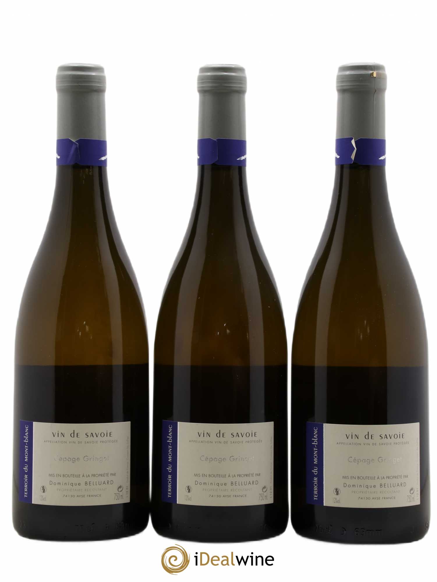 Vin de Savoie Le Feu Domaine Belluard 2012 - Lot de 3 bouteilles - 1