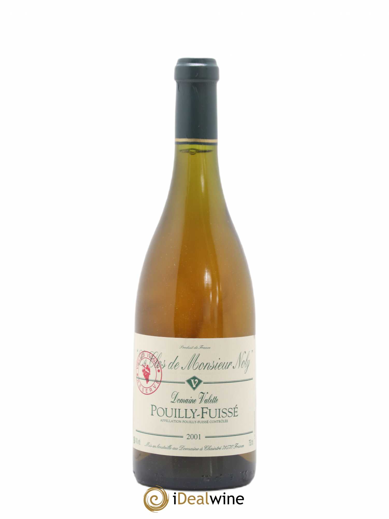 Pouilly-Fuissé Clos de Monsieur Noly Valette (Domaine) 2001 - Lot de 1 bouteille - 0