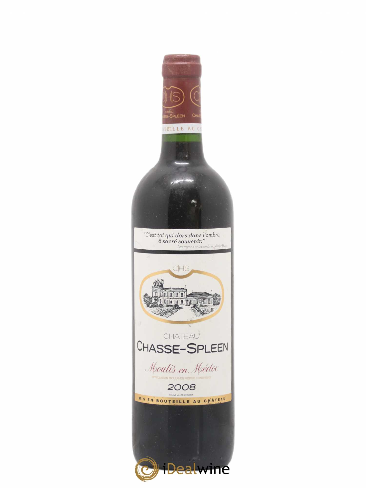 Château Chasse Spleen 2008 - Lot de 1 bouteille - 0