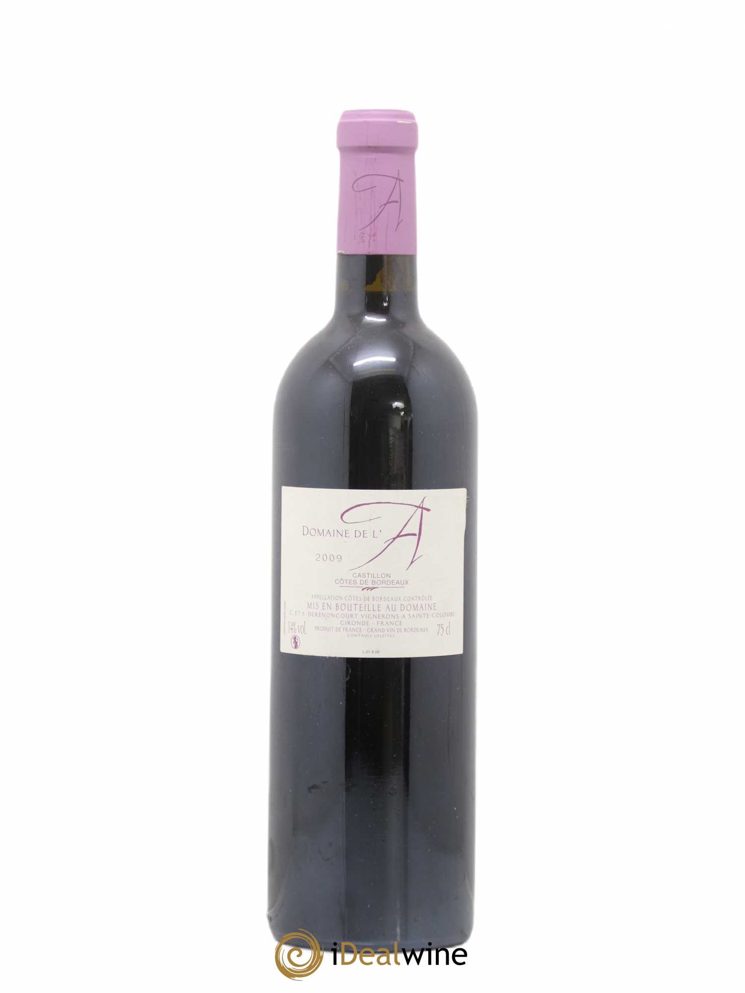 Domaine de l'A 2009 - Lot de 1 bouteille - 1