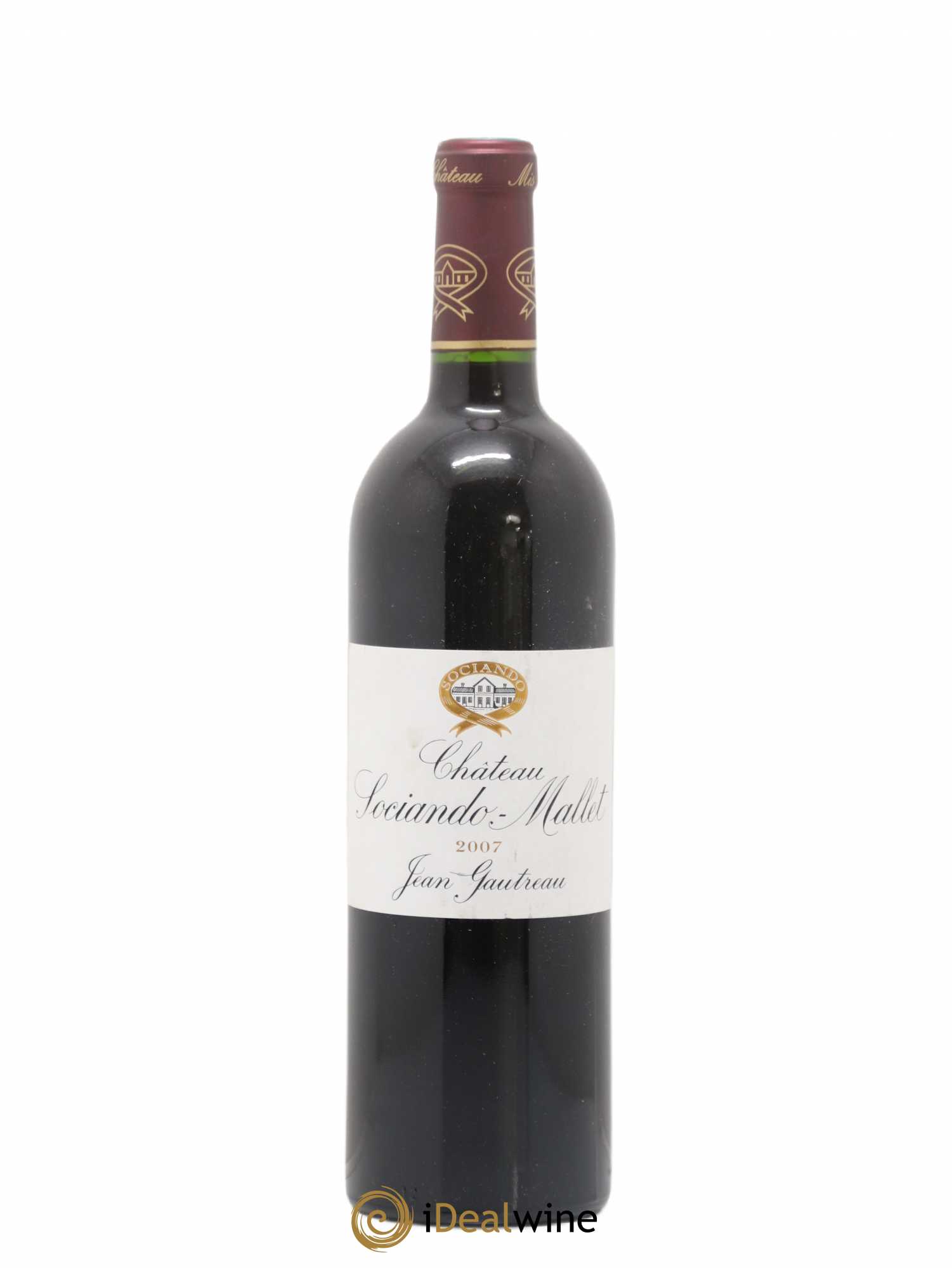 Château Sociando Mallet 2007 - Lot de 1 bouteille - 0