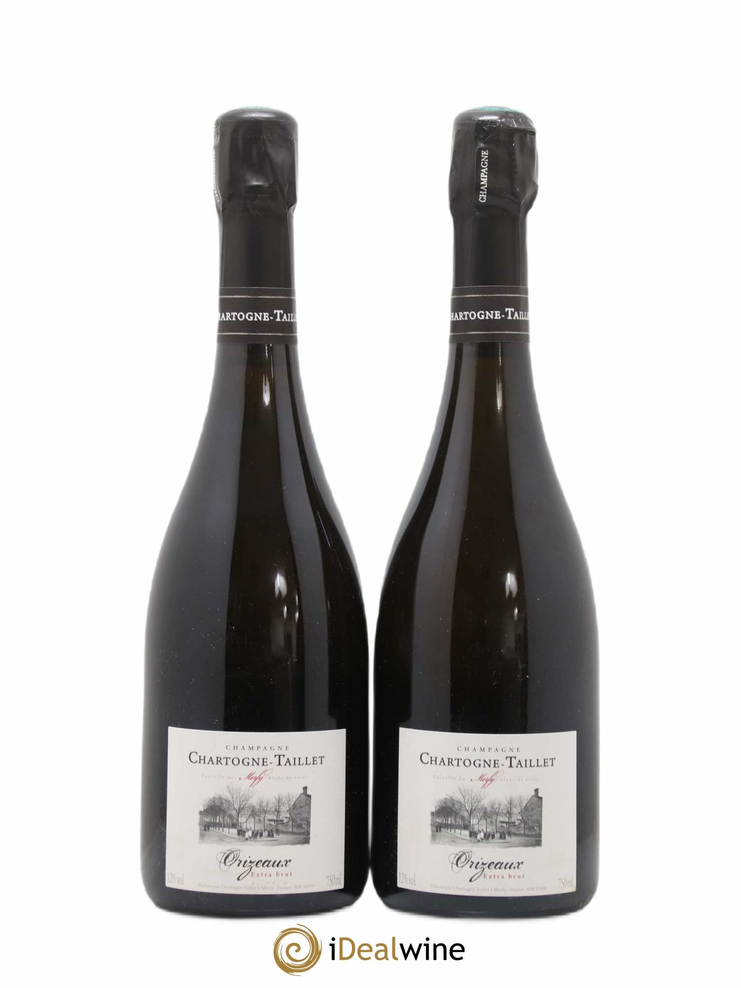 Champagne Les Orizeaux Chartogne Taillet 2008 - Posten von 2 Flaschen - 0